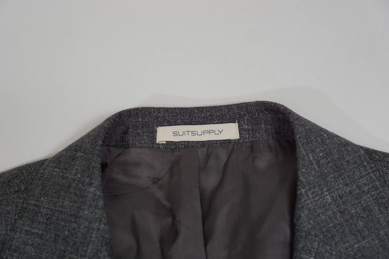 Suitsupply Men Suitsupply Blazer Lazio HL Grey Wool Silk Linen UK/US38 Size 38R - 3 Thumbnail