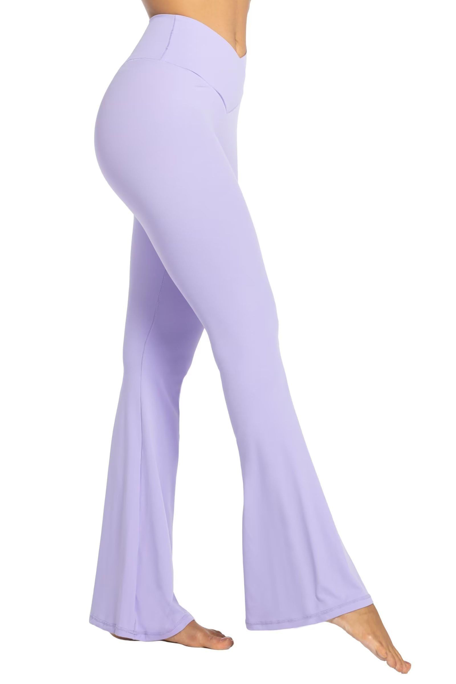 Other Flare Leggings, Crossover Yoga Pants with Tummy Control Size XS / US 0-2 / IT 36-38 - 6 Thumbnail