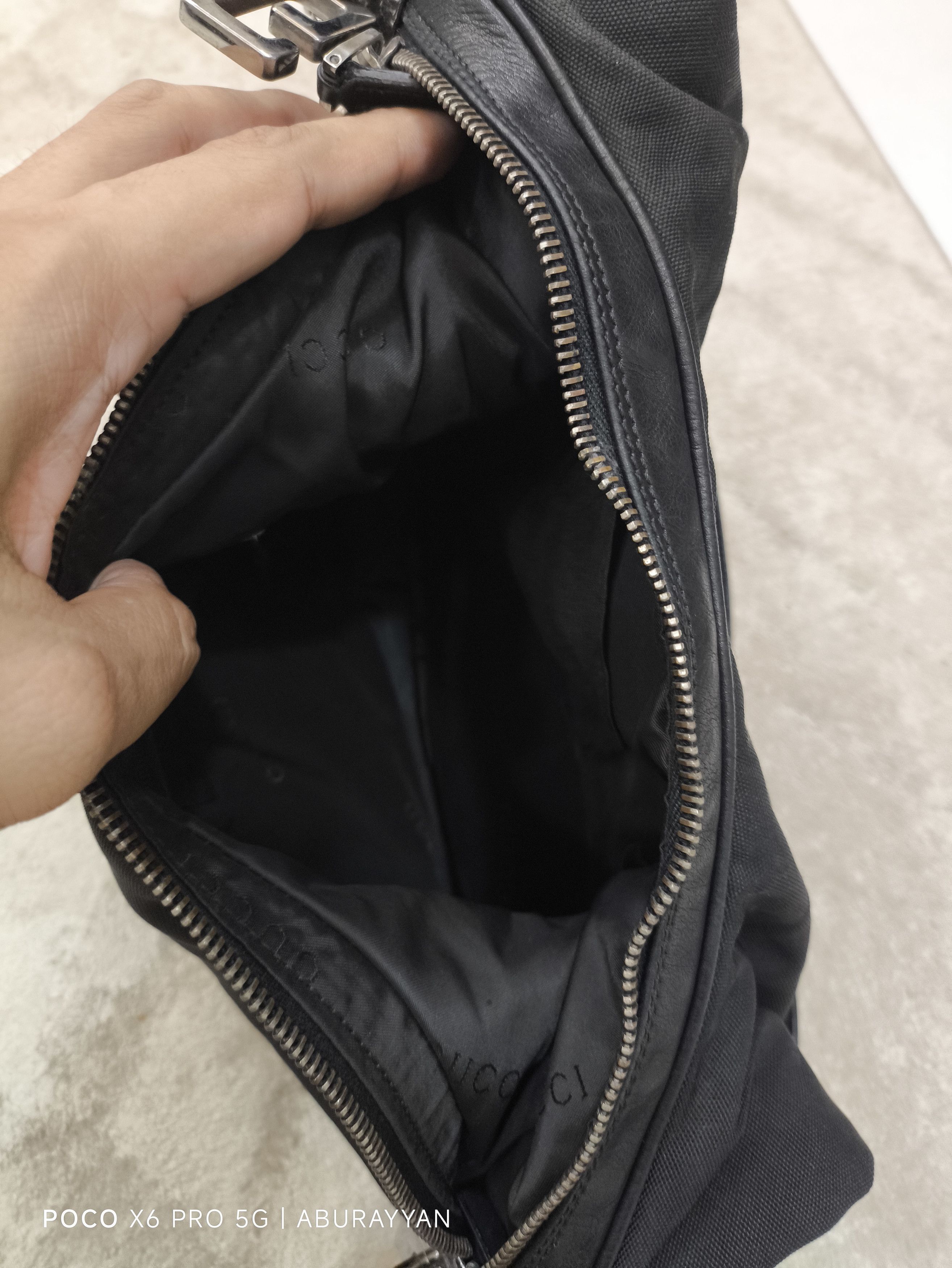 Gucci Gucci Black Hobo Shoulder Attache Bag Size ONE SIZE - 12 Thumbnail