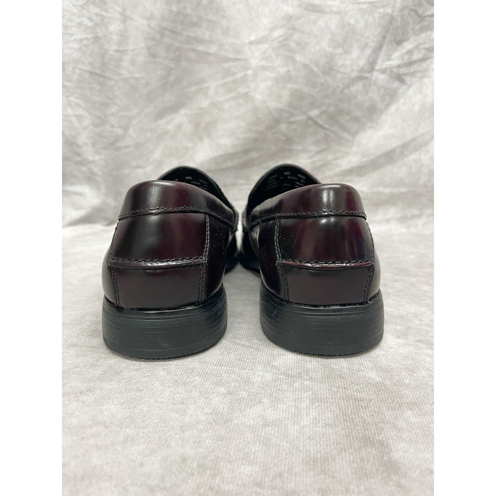 Bostonian New Bostonian Duralite Penny Loafers Mens 8M Burgundy Dress Size US 8 / EU 41 - 4 Thumbnail