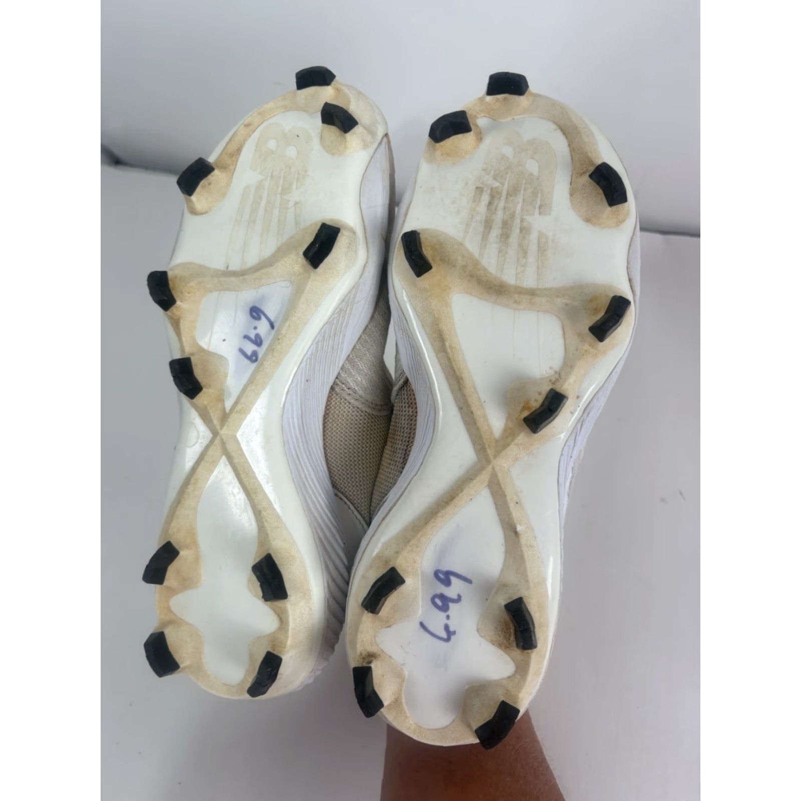New Balance New Balance Men's Cleated Sneakers Athletic Baseball Football Track & Field Size 7 Beige Size US 7 / EU 40 - 8 Thumbnail