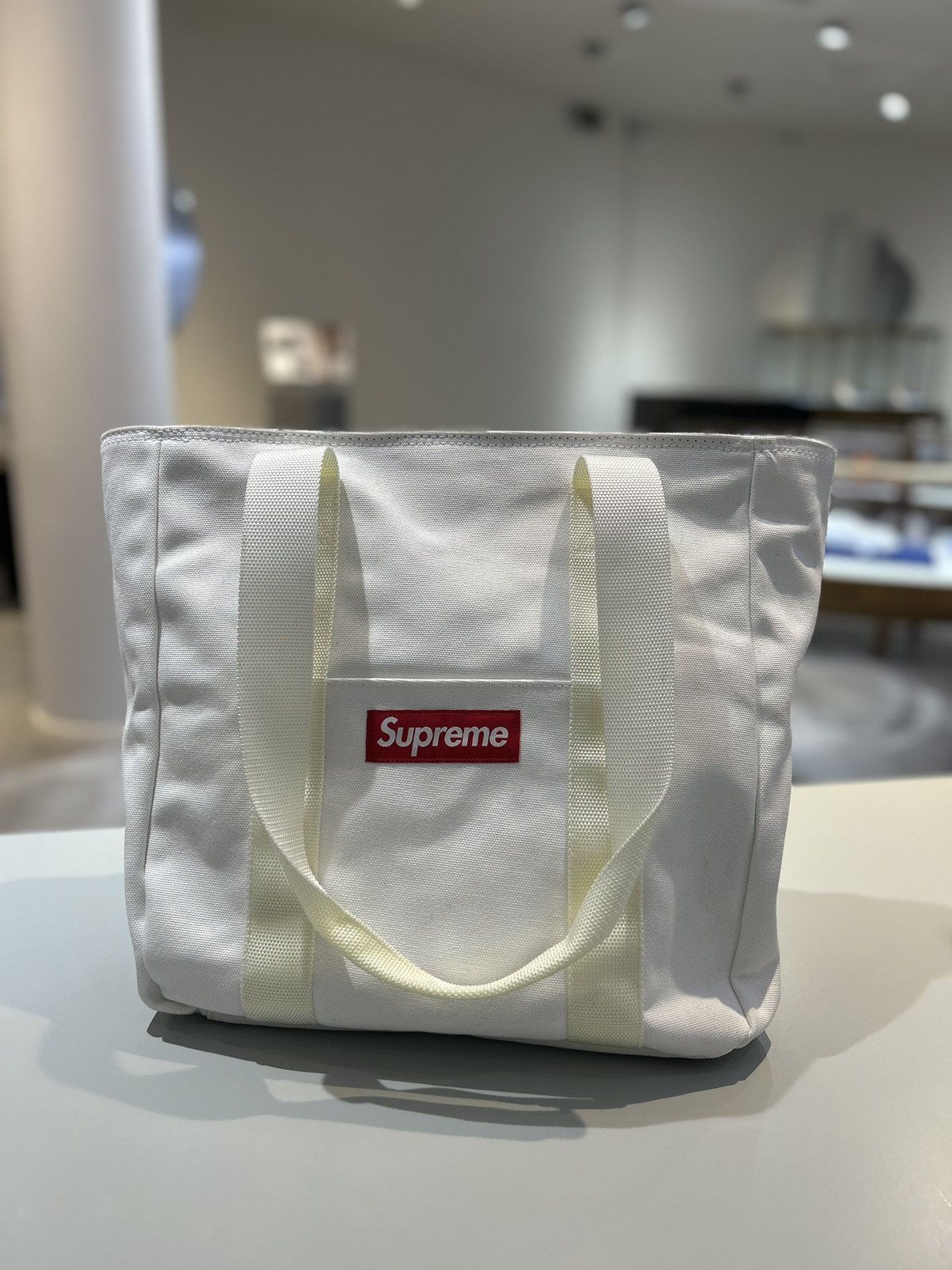 Supreme Supreme Canvas Tote White | Grailed