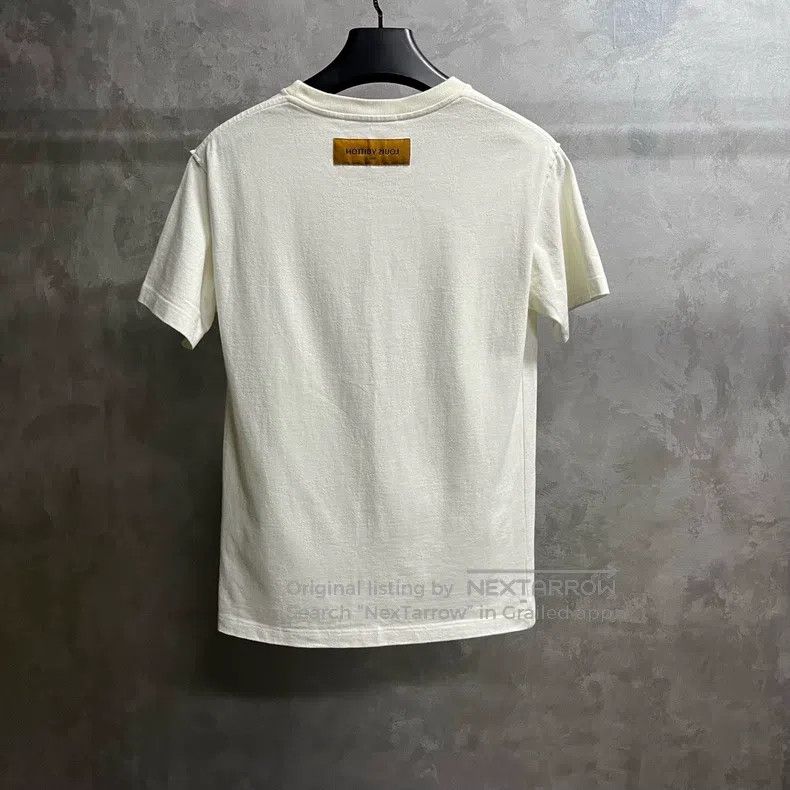Louis Vuitton Louis Vuitton White featured printed embroidered short sle Size US S / EU 44-46 / 1 - 5 Thumbnail
