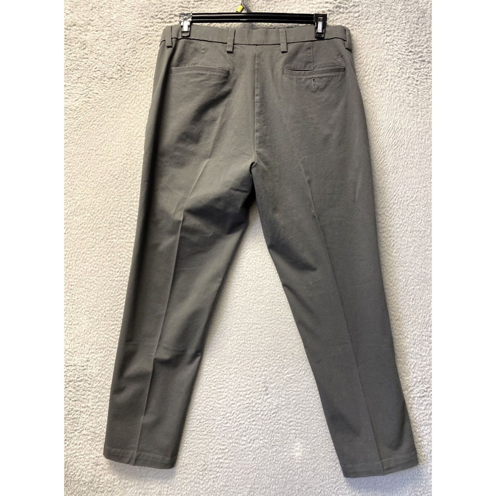 Dockers DOCKERS Pants Slim 38 x 30 Military Gray Khakis 5-Pocket Flat Front Men Regular Slim Style City Size US 38 / EU 54 - 6 Thumbnail