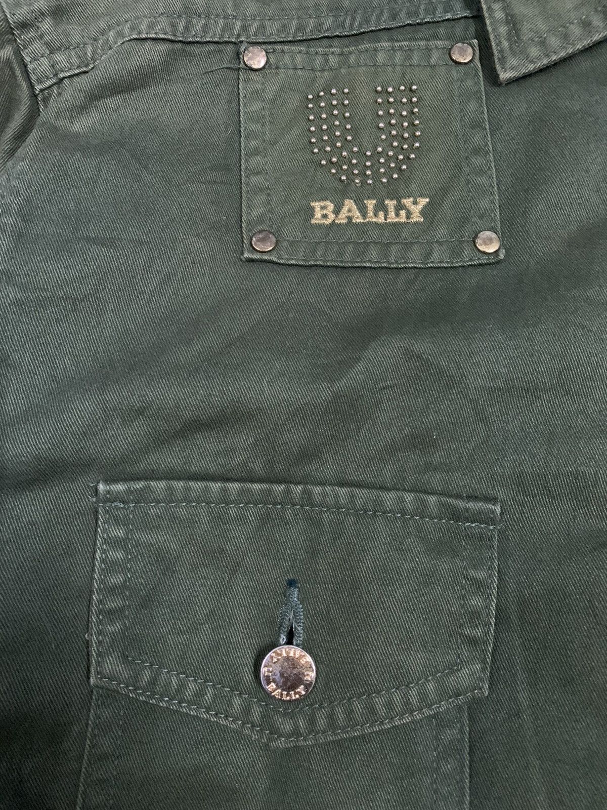 Bally Vintage Bally Canvas Tactical Air Force Army Bomber Jacket Size US M / EU 48-50 / 2 - 8 Thumbnail