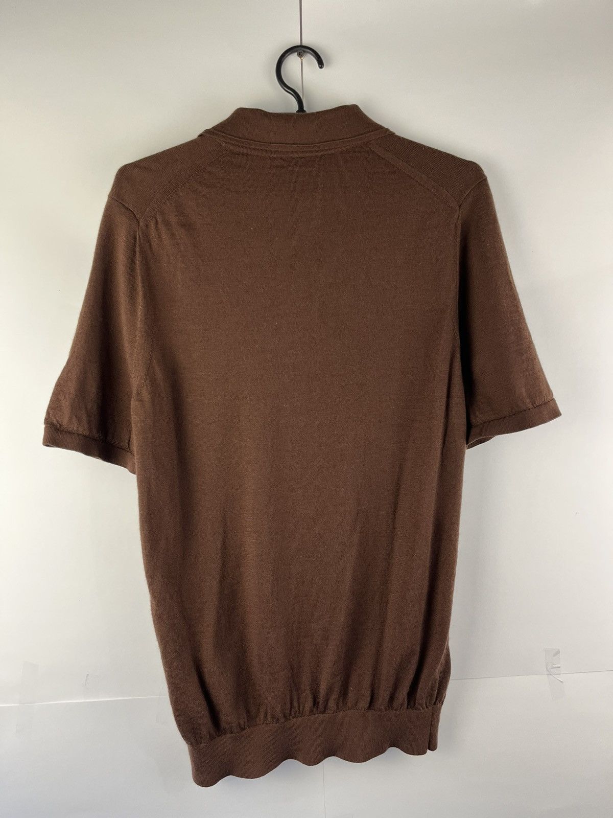 Reiss Reiss Maxwell Solid Merino Wool 1/4 Zip Polo Shirt Size US M / EU 48-50 / 2 - 6 Thumbnail