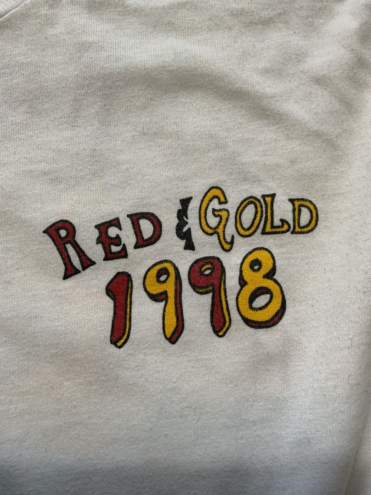 Vintage 1998 Lauren Montgomery Red Rockets Gold Galaxies L/S T-Shirt Size US M / EU 48-50 / 2 - 6 Thumbnail