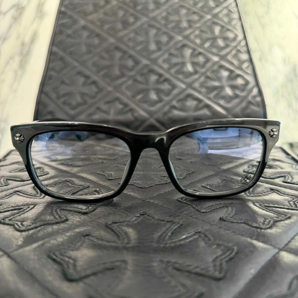 Chrome Hearts Chrome Hearts VAGILANTE Glasses silver Size ONE SIZE - 2 Thumbnail