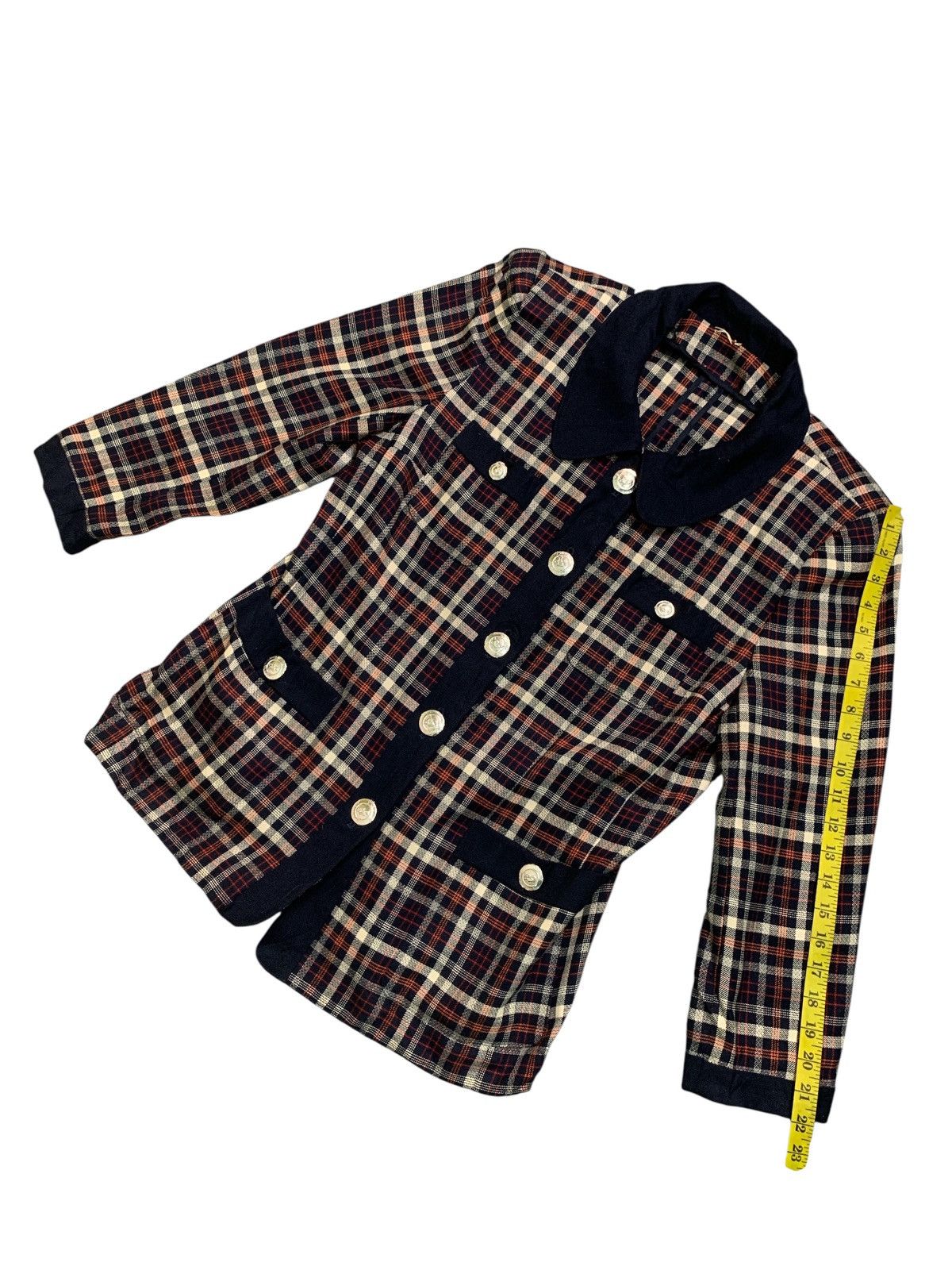 Japanese Brand Rare Design Vintage Emmerich & Eger Tweed Jacket Size M / US 6-8 / IT 42-44 - 10 Thumbnail