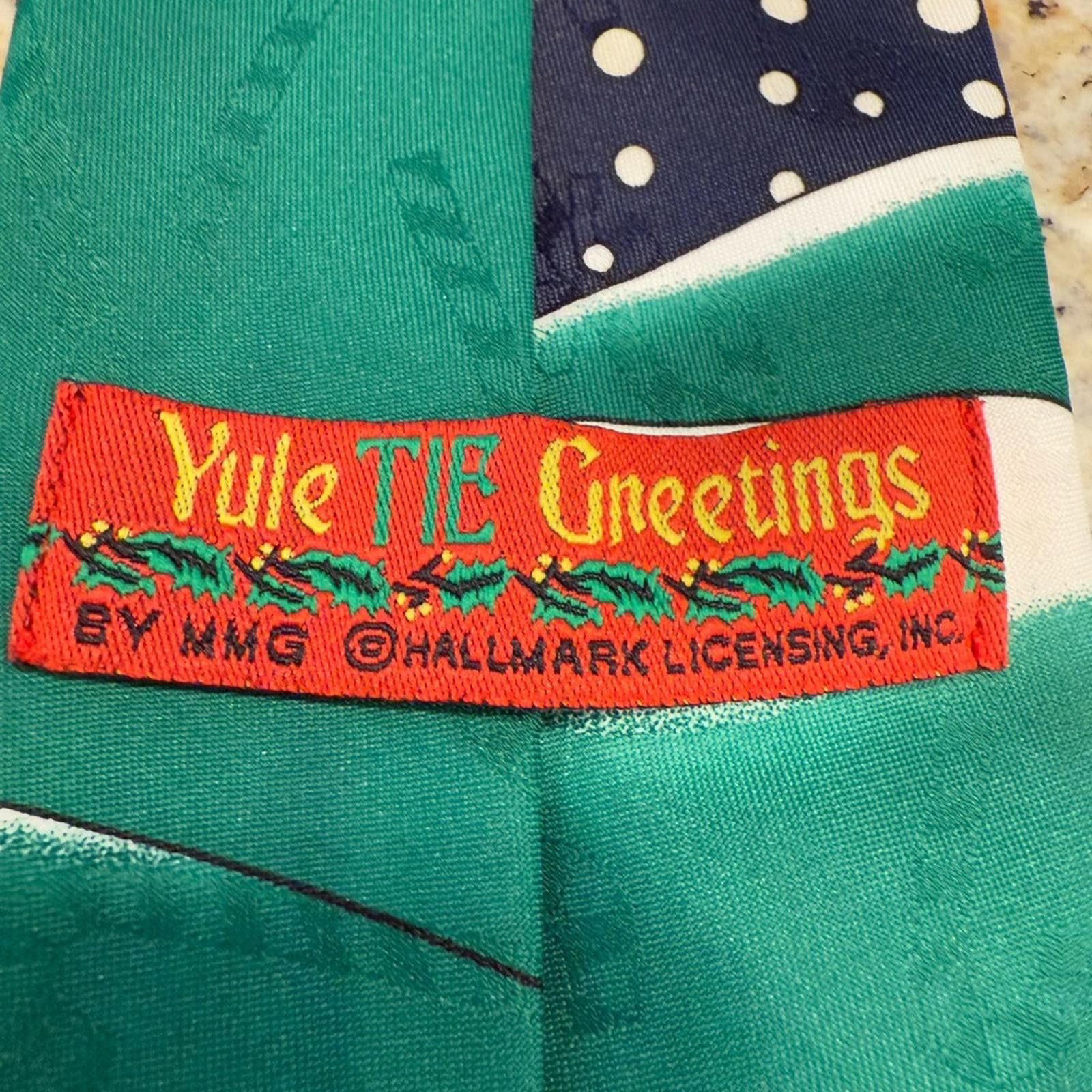 Other Yule Tie Greetings Santa Claus reindeer golf xmas tie Size ONE SIZE - 4 Thumbnail