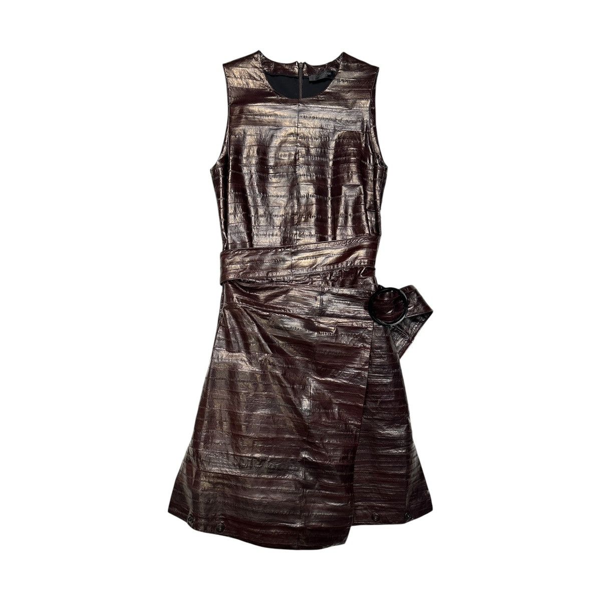 Calvin Klein × Raf Simons 2017 runway Eel skin dress Size XS / US 0-2 / IT 36-38 - 3 Thumbnail