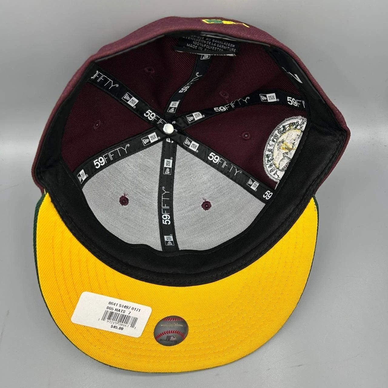 New Era Seattle Mariners Hat Men 7 Red Green MLB Fitted Cap New Size ONE SIZE - 2 Thumbnail
