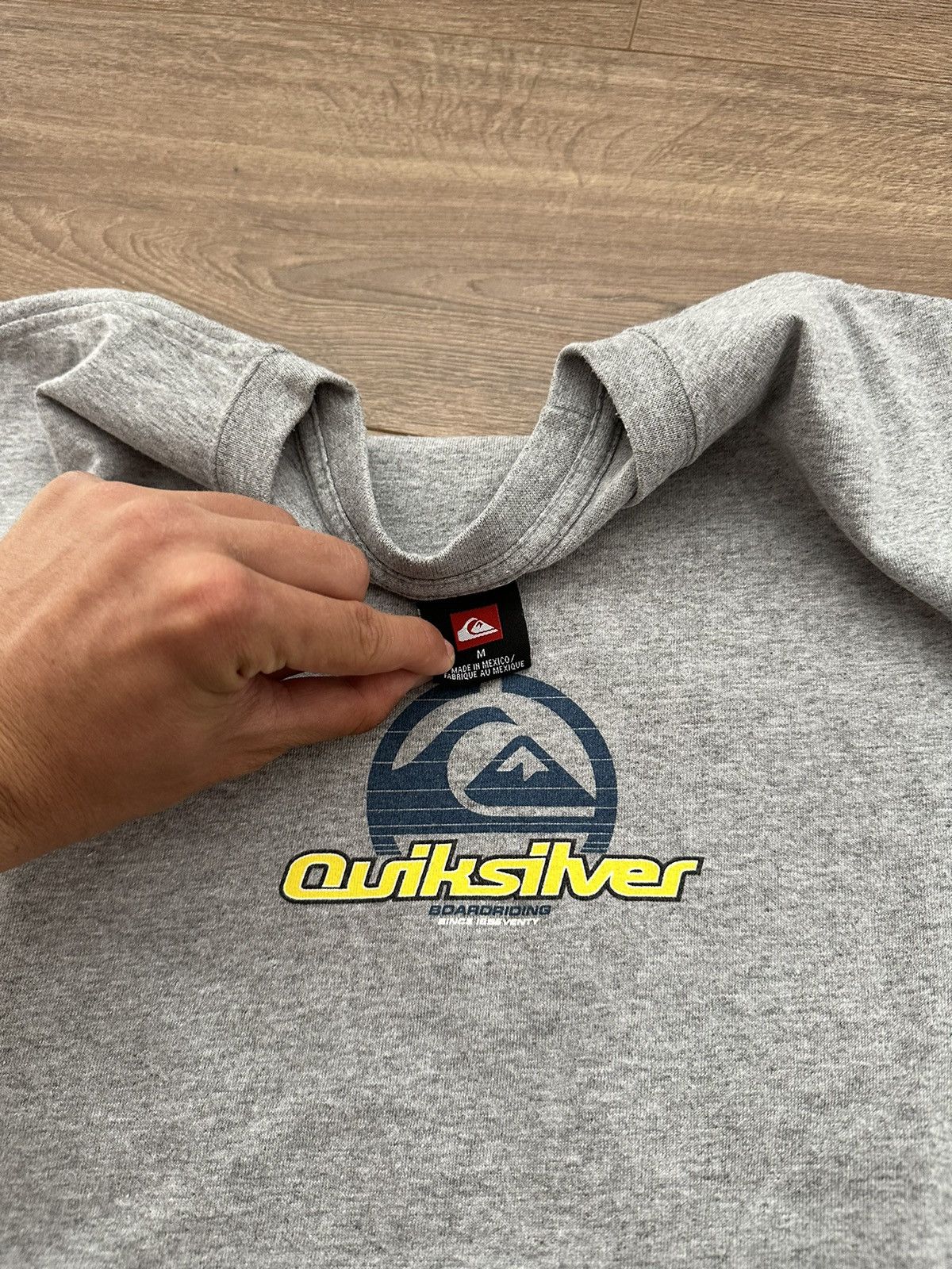 Quiksilver 🔥VINTAGE QUIKSILVER BIG BACK LOGO SURF T-SHIRT🔥 Size US M / EU 48-50 / 2 - 6 Thumbnail
