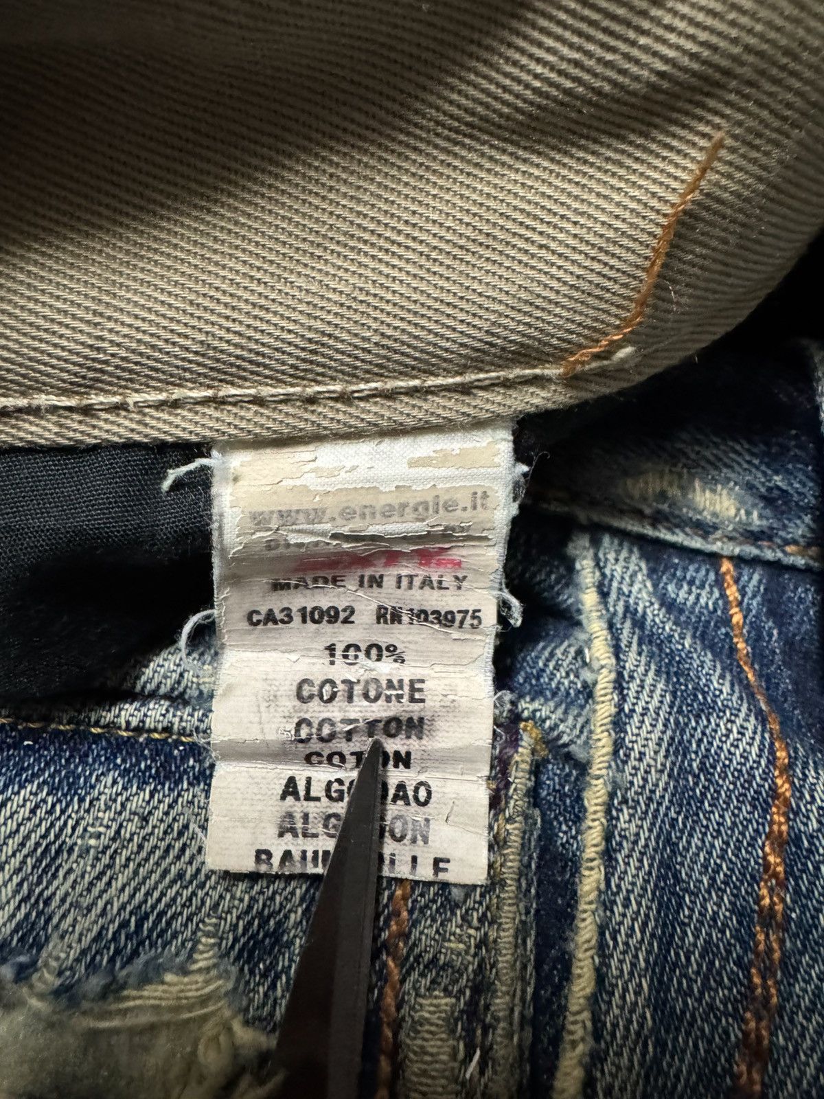 Energie 💥VINTAGE💥ENERGIE PHARRELL RUSTY MUD-WASHED DISTRESSED Size US 34 / EU 50 - 9 Thumbnail
