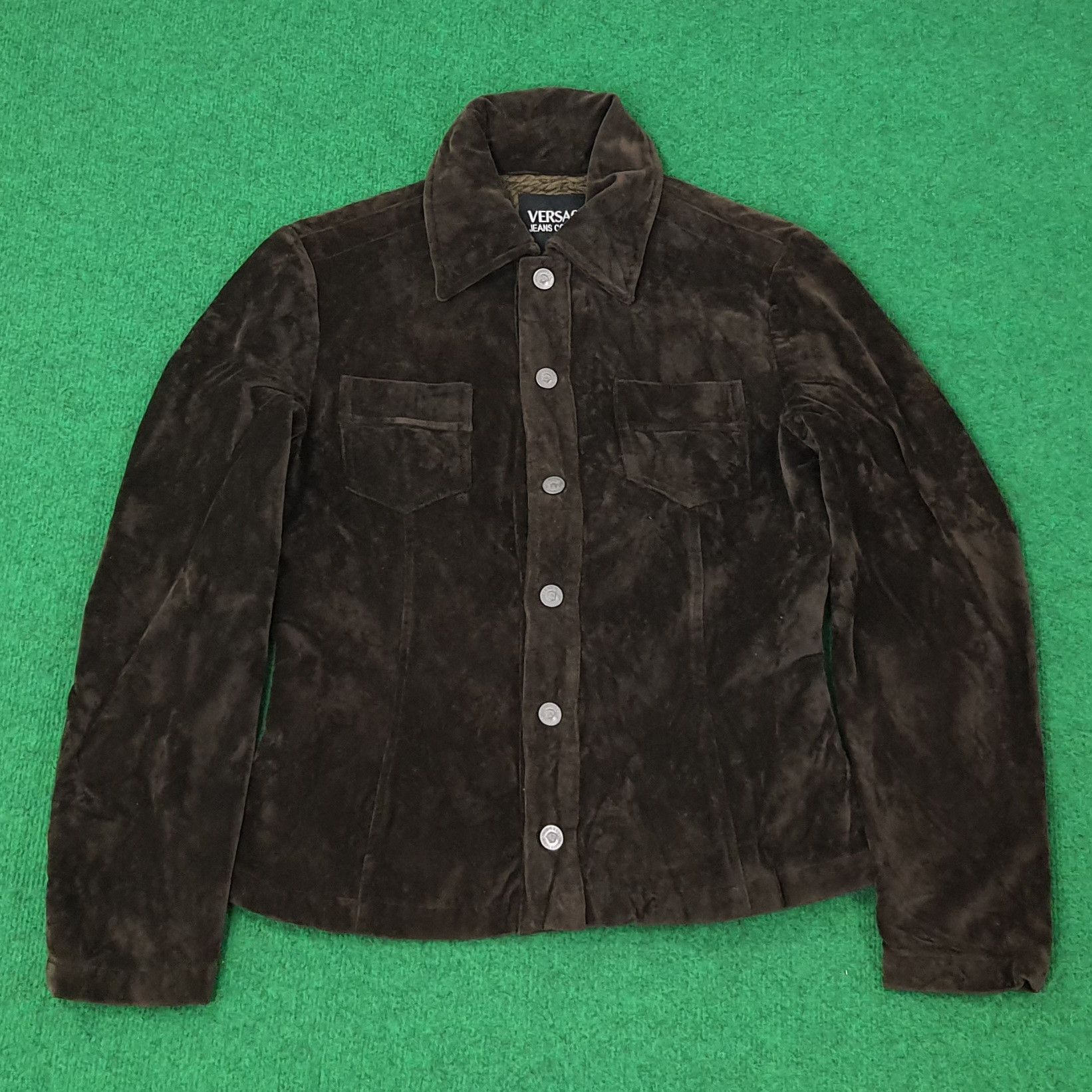 Versace Jeans Couture Vintage Versace Jeans Couture Velvet Jacket C247N28 Size US S / EU 44-46 / 1 - 1 Thumbnail