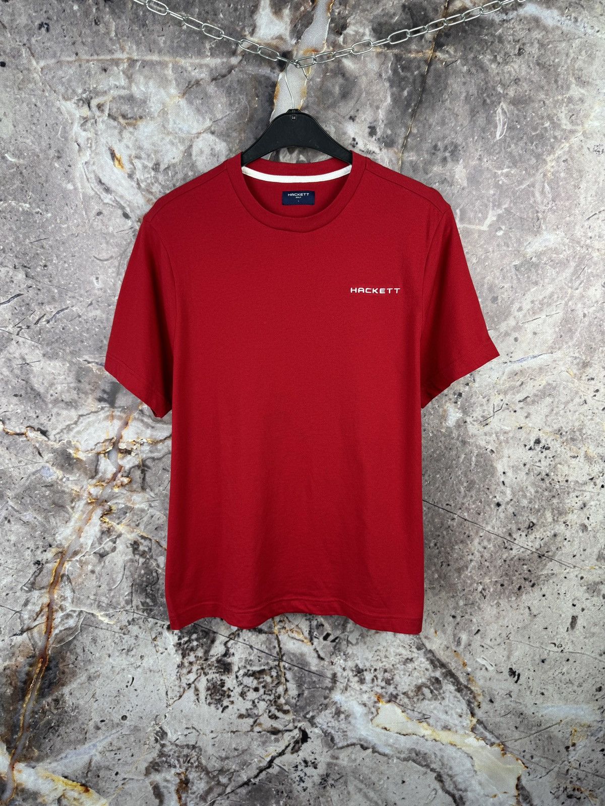 Hackett Men’s Hackett Golf T-Shirt Red Small Logo Size Large Size US L / EU 52-54 / 3 - 1 Thumbnail