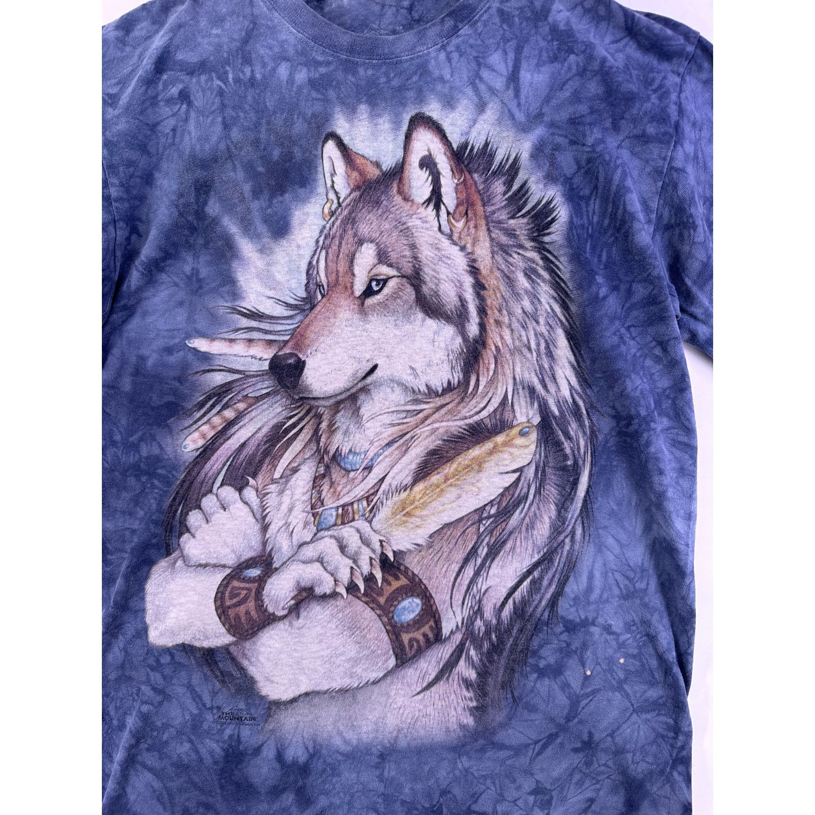 The Mountain The Mountain 2011 Christy Grandjean NativeAmerican Wolf Sz M Size US M / EU 48-50 / 2 - 3 Thumbnail