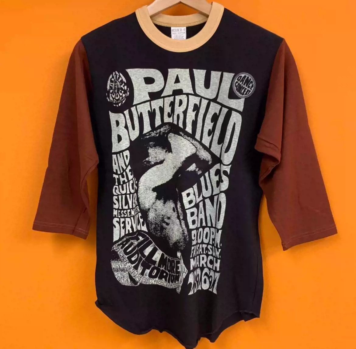 image of Freewheelers Early Bootleggers Skeleton Horse Muscle Man Theme 7-Point Sleeve T-Shirt in Black (Siz