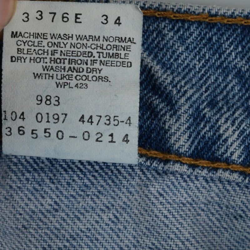 Levi's Levis 550 Shorts Mens 34x10.5 Blue Relaxed Fit Orange Tab Size US 34 / EU 50 - 12 Thumbnail