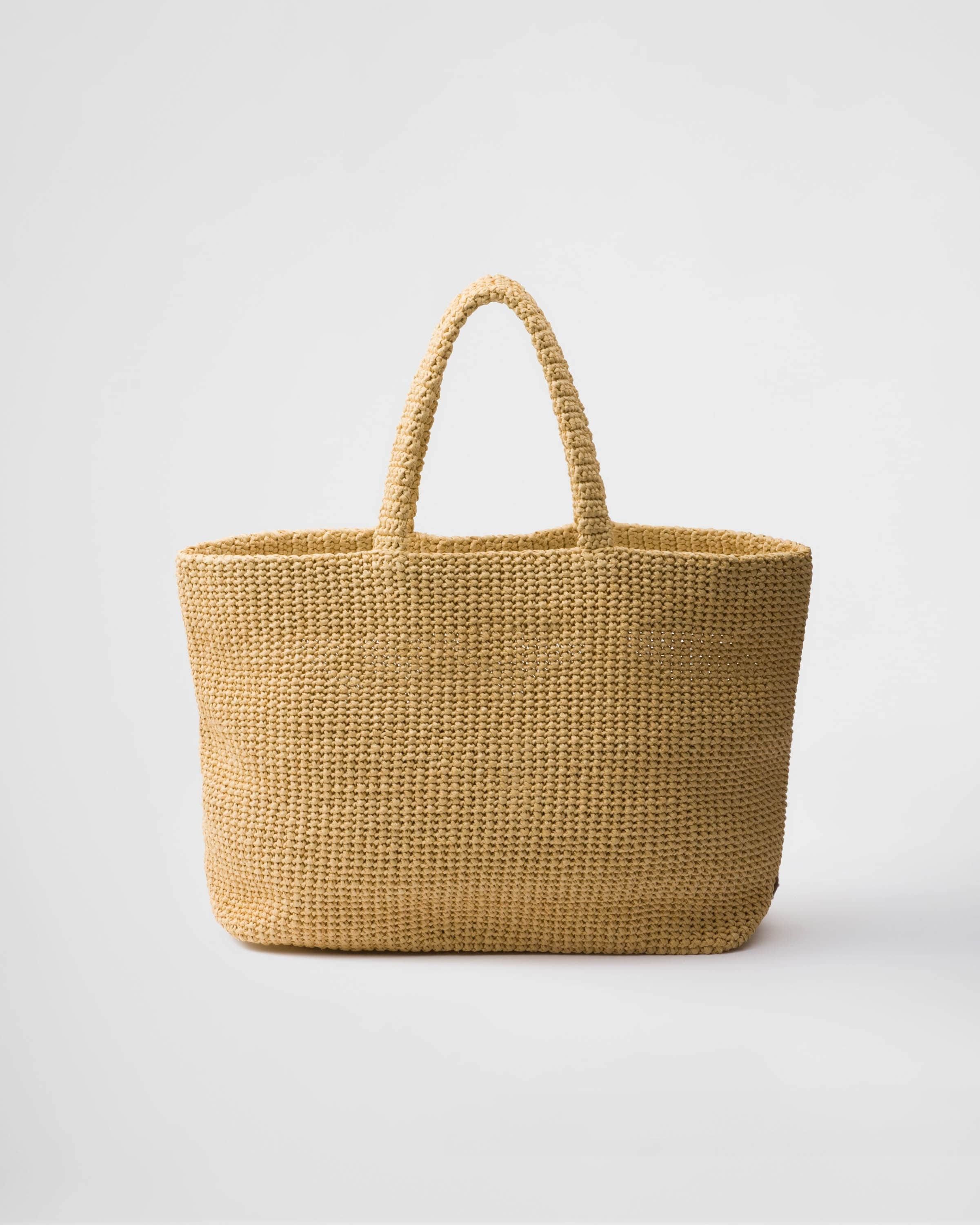 Prada o1bcso1str1025 Size: OS / Crochet Woven Fabric Tote Bag Size ONE SIZE - 2 Thumbnail