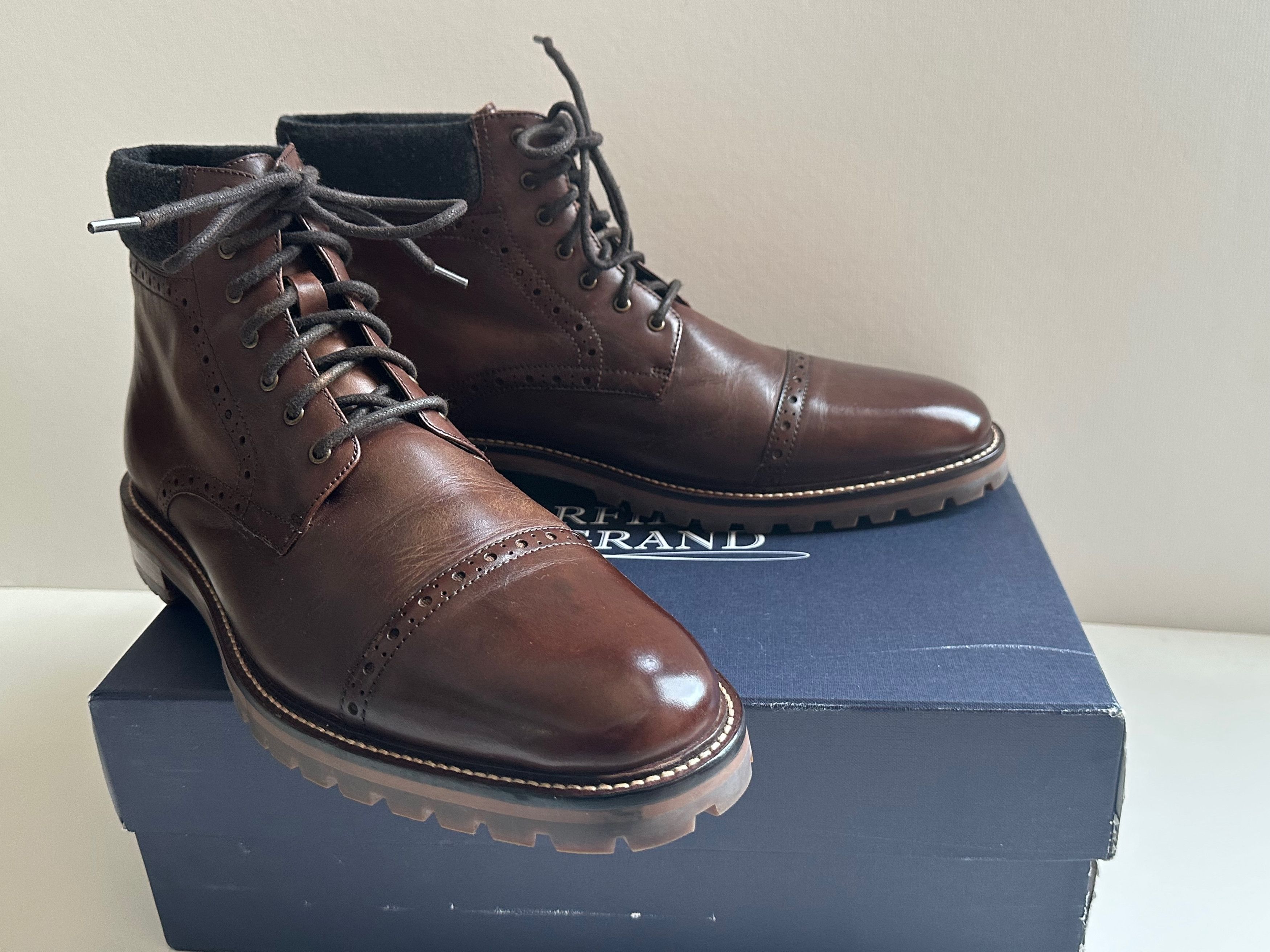 Warfield & Grand Warfield & Grand Potrero Cap-toe Boots - Chestnut - Size 14 Size US 14 / EU 47 - 2 Thumbnail