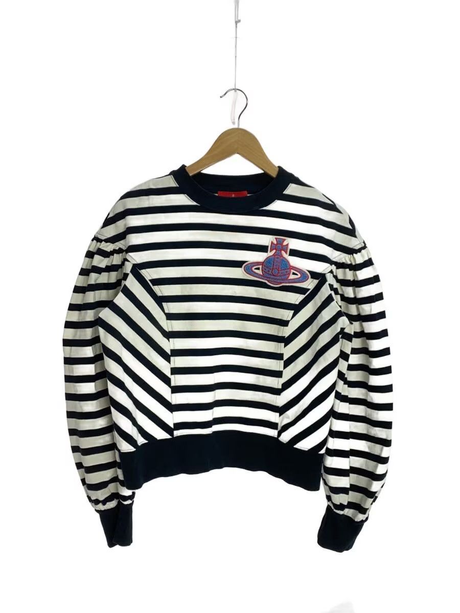 Vivienne Westwood Reconstructed Striped Orb Sweatshirt Size US S / EU 44-46 / 1 - 1 Thumbnail