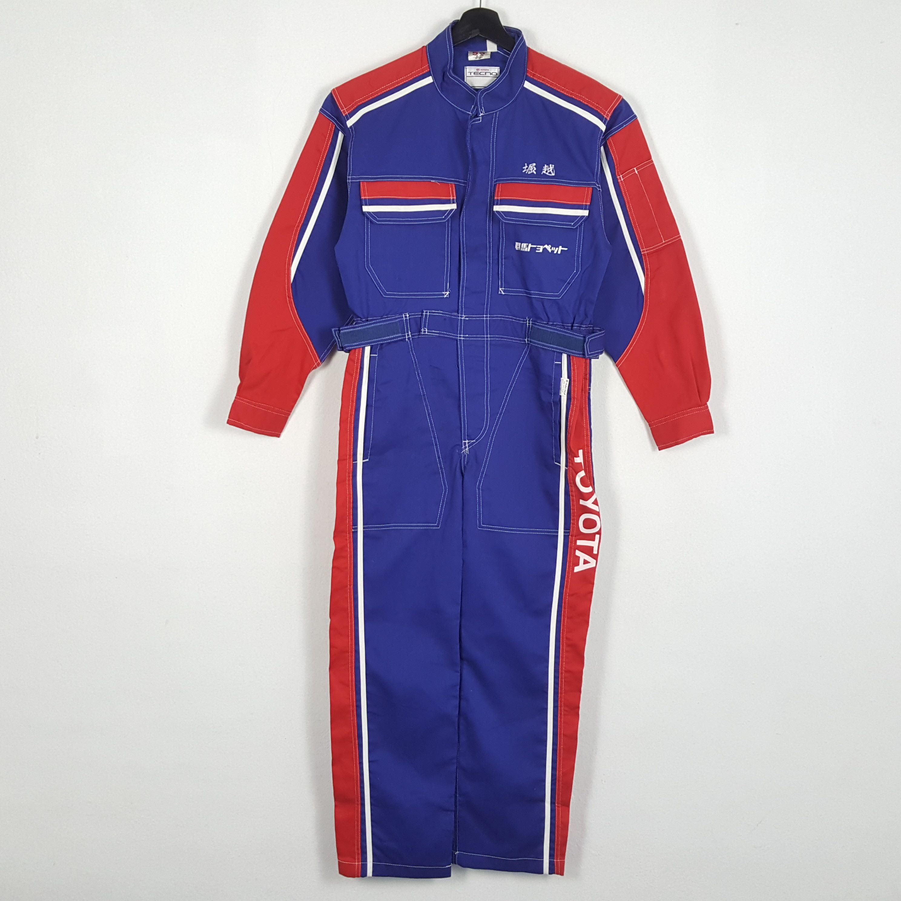 Japanese Brand × Vintage TOYOTA TOYOPET TECNO Motorsports Racing Coverall Jacket Size US S / EU 44-46 / 1 - 4 Thumbnail