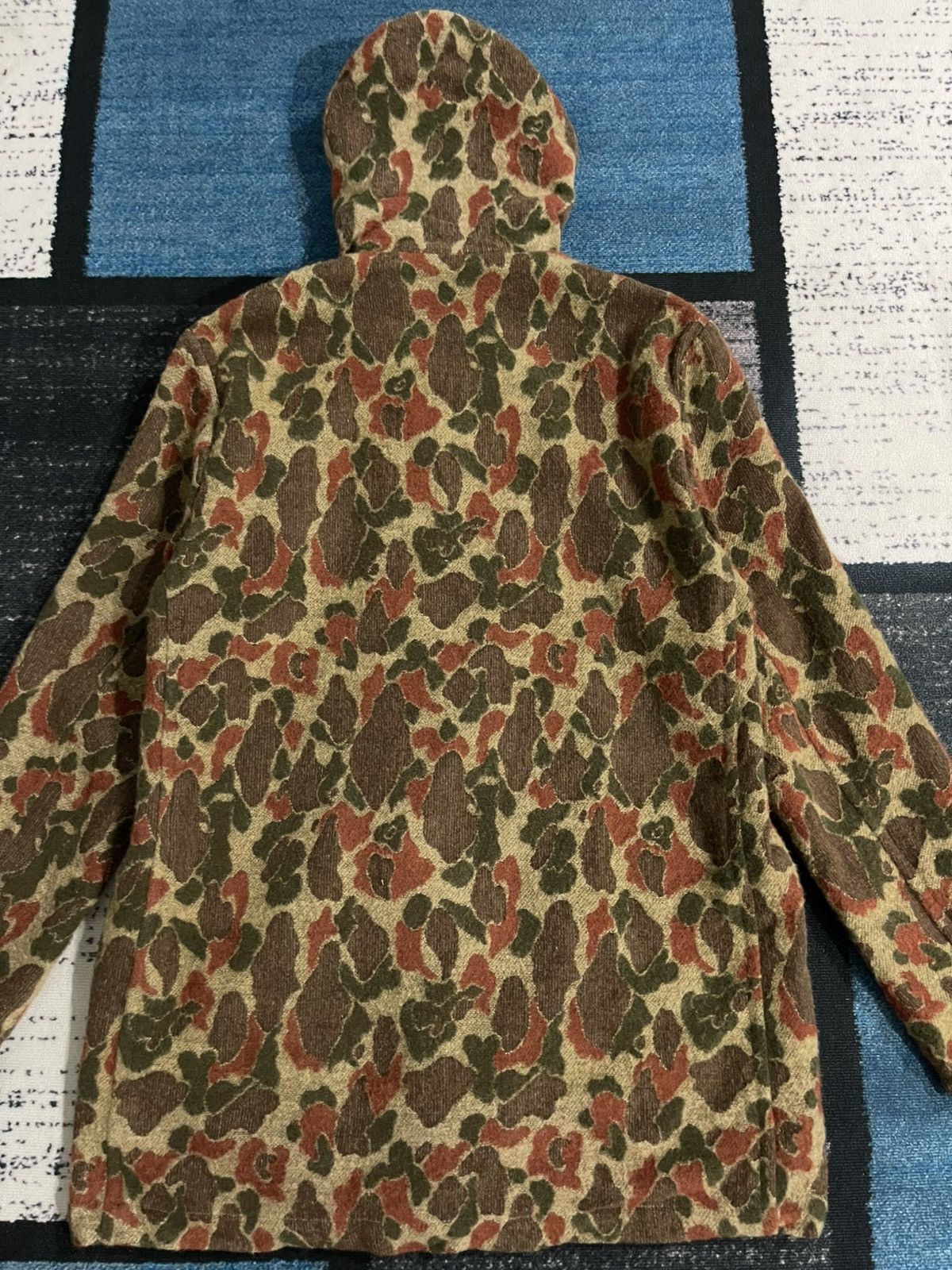 URBAN RESEARCH DOORS × Vintage Vintage Red Seam Urban Research Duck Camo Jacket Size US L / EU 52-54 / 3 - 11 Thumbnail