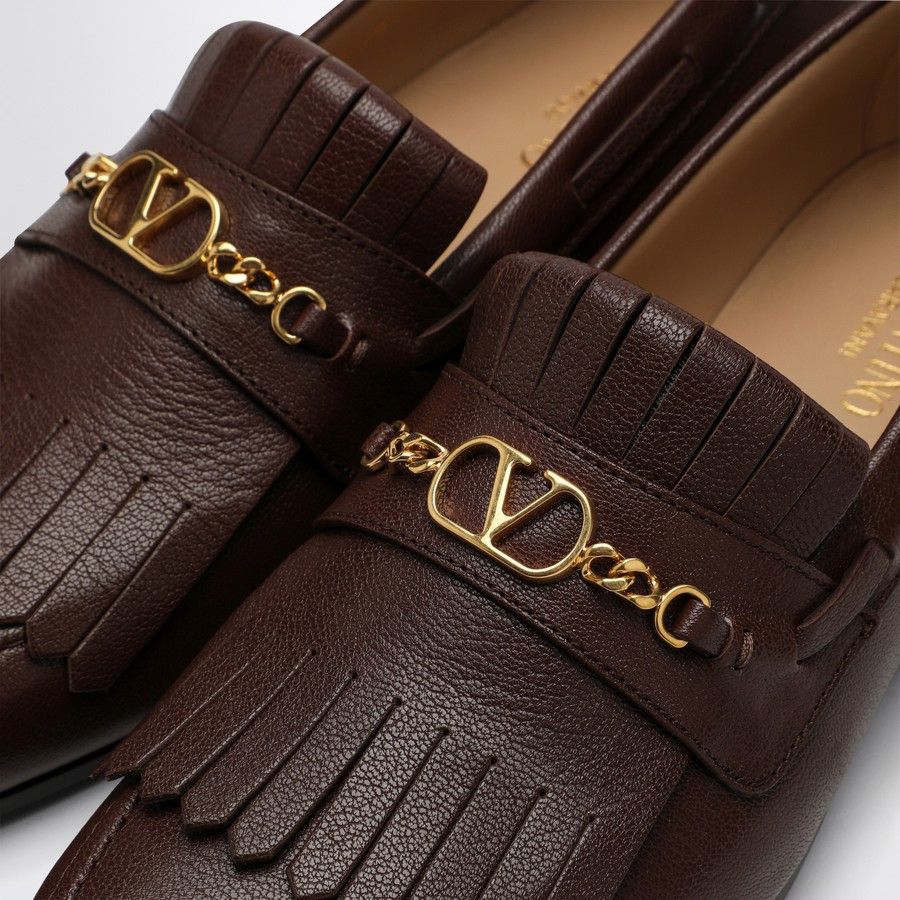 Valentino o1d2blof1025 Moccasin Loafers in Brown Size US 9.5 / EU 42-43 - 5 Thumbnail