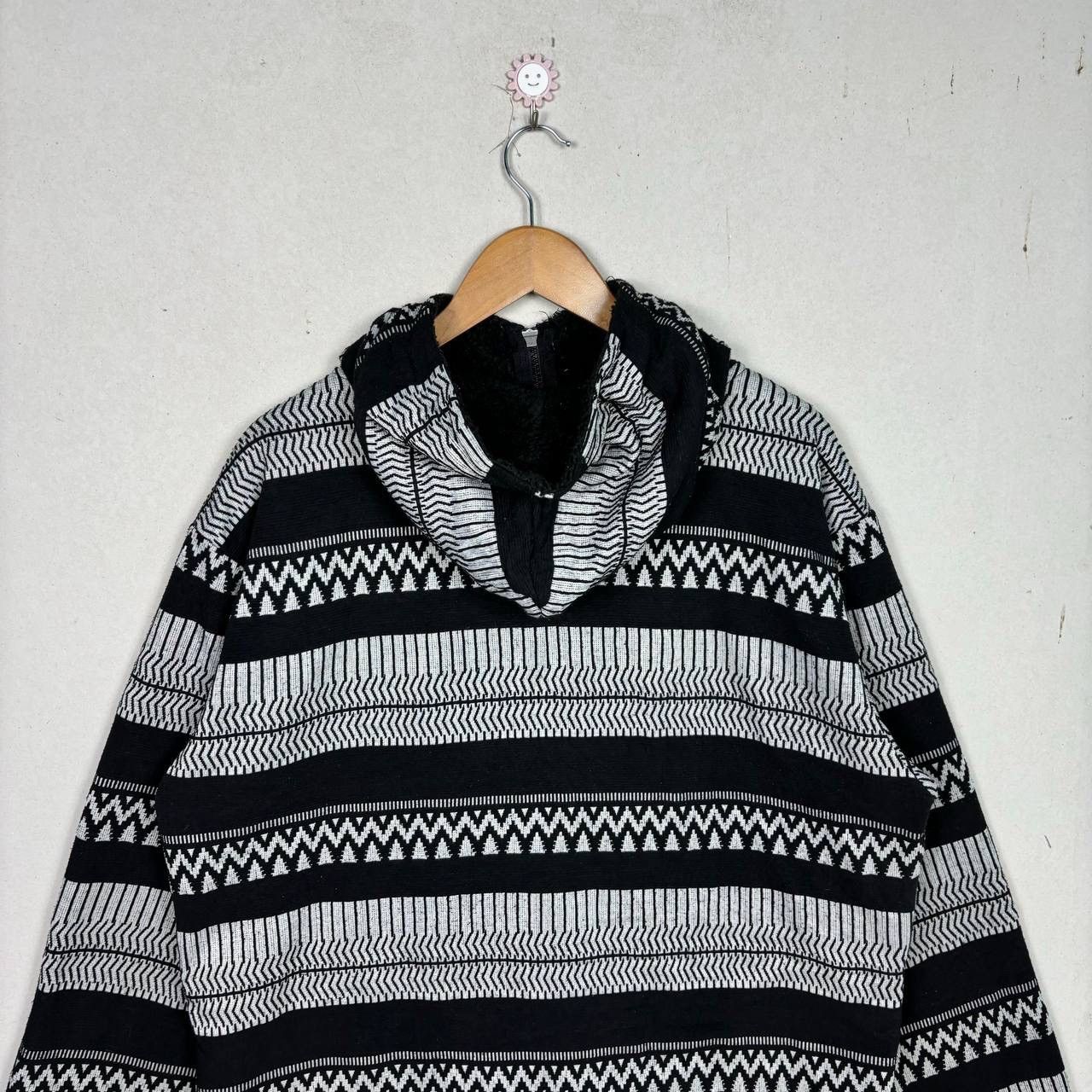 In The Attic In The Attic Avant Garde Japan Baggy Stripe Hooded Jacket Size US XL / EU 56 / 4 - 4 Thumbnail