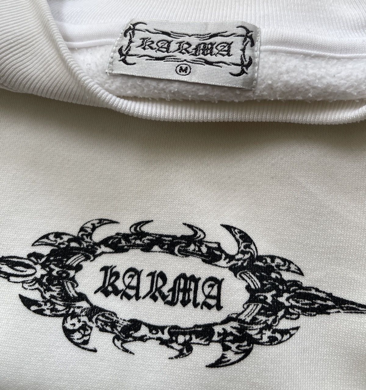 Japanese Brand Vintage KARMA Crewneck Skates Sweatshirts Size US M / EU 48-50 / 2 - 4 Thumbnail