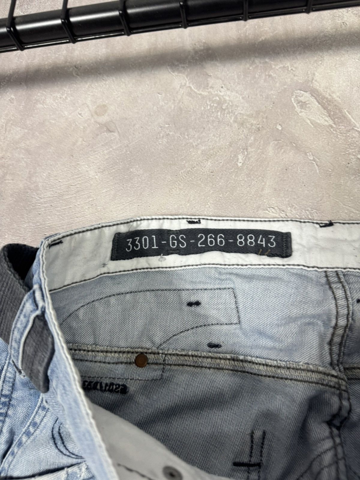 G-Star Vintage G-Star Raw Distressed Buckleback Elwood Pants Size US 32 / EU 48 - 16 Thumbnail