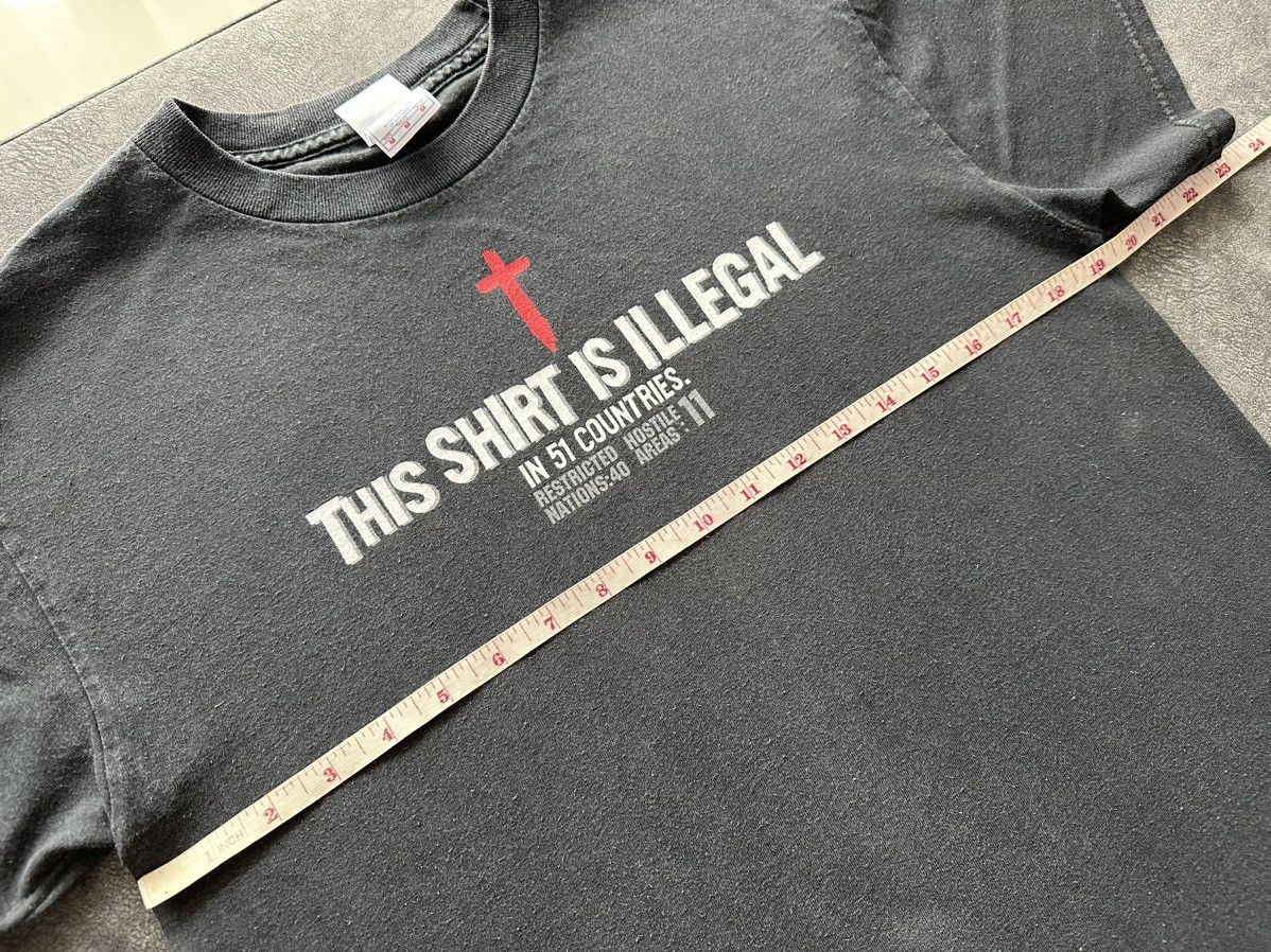 Vintage This Shirt Is Illegal In 51 Countries Size US M / EU 48-50 / 2 - 8 Thumbnail