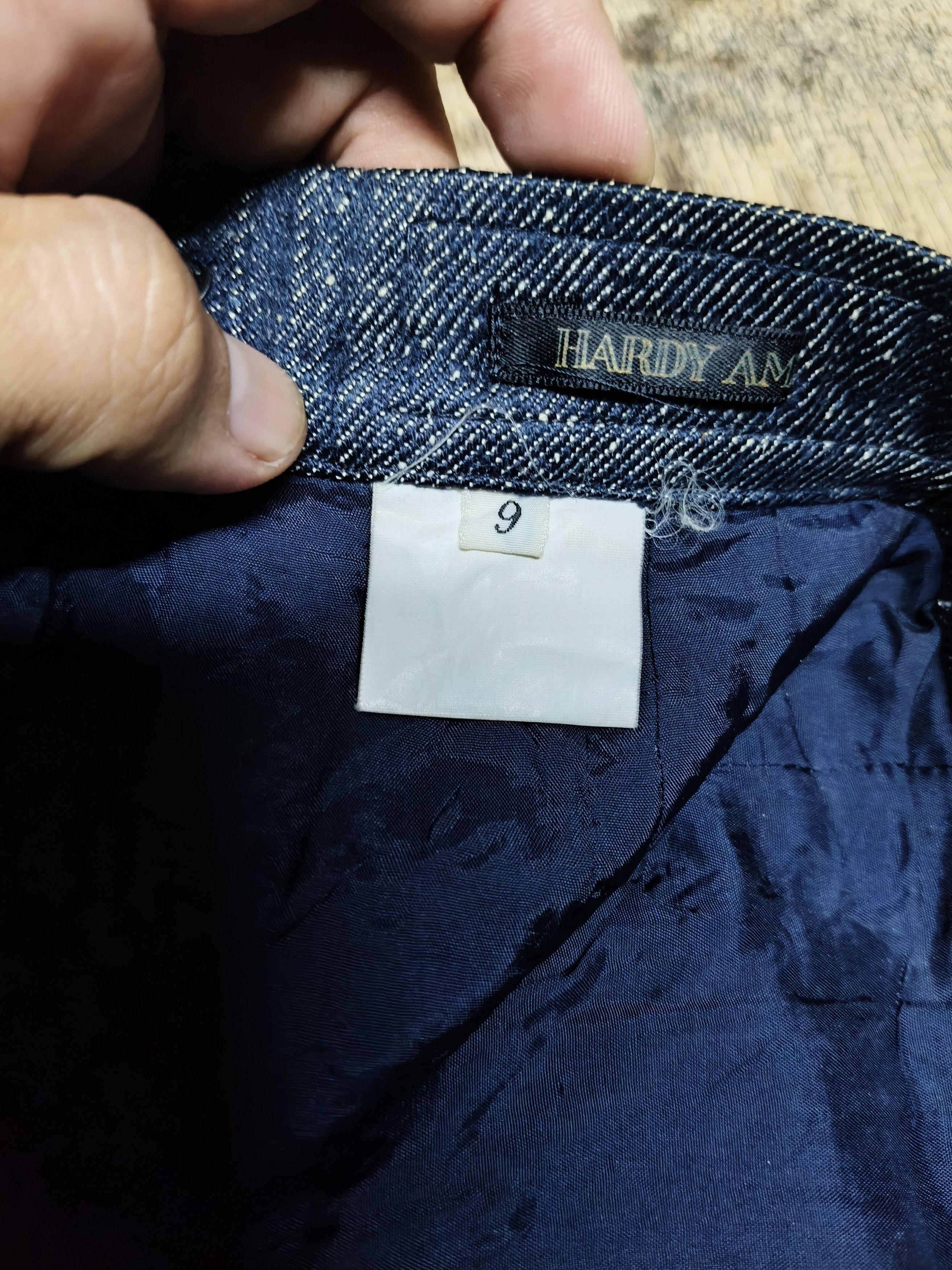 Hardy Amies Hardy Amies Denim Skirt Style Size 24" / US 00 / IT 34 - 4 Thumbnail