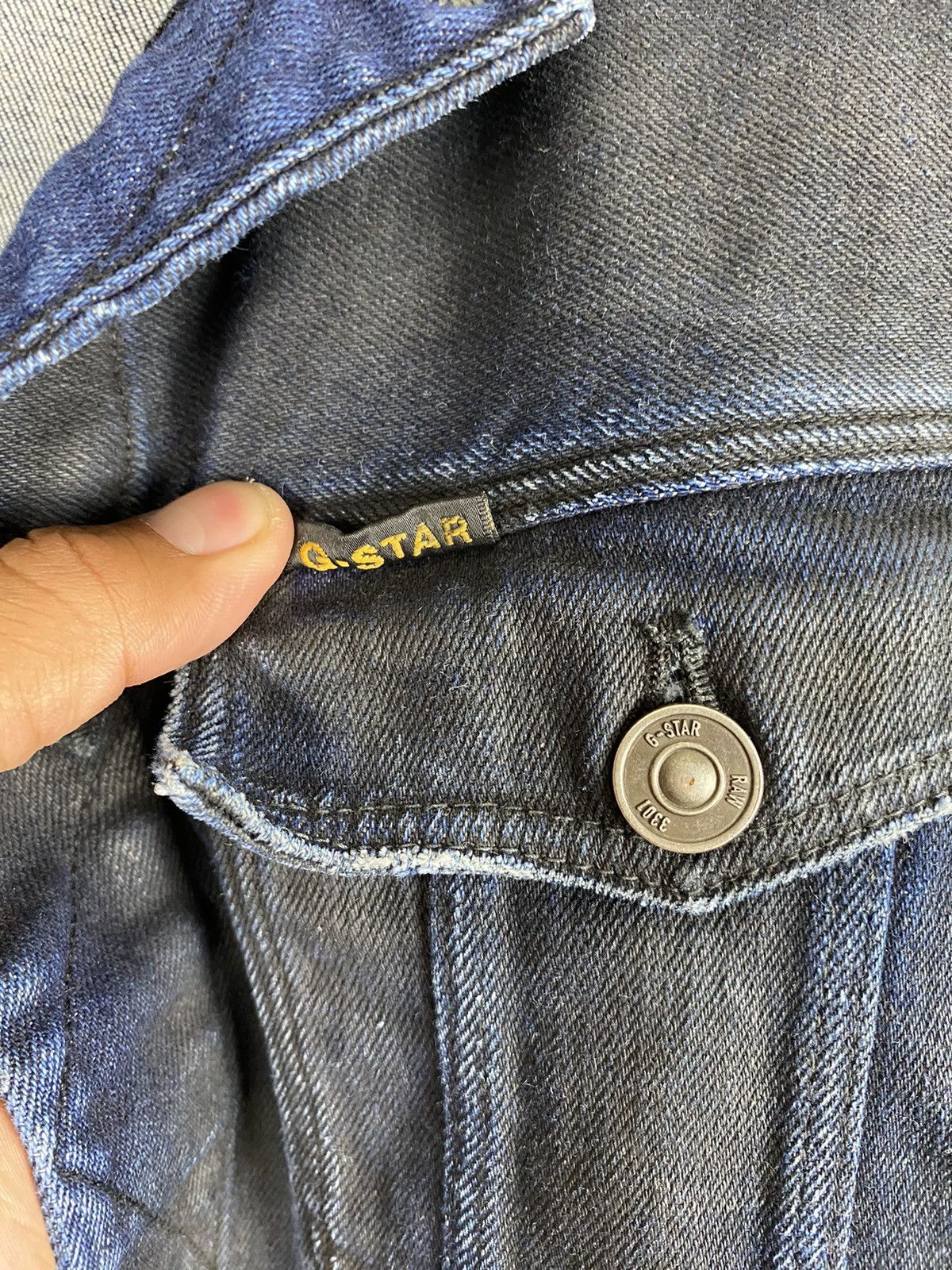 G-Star G Star Raw Waxed Denim Jacket Size US XL / EU 56 / 4 - 6 Thumbnail