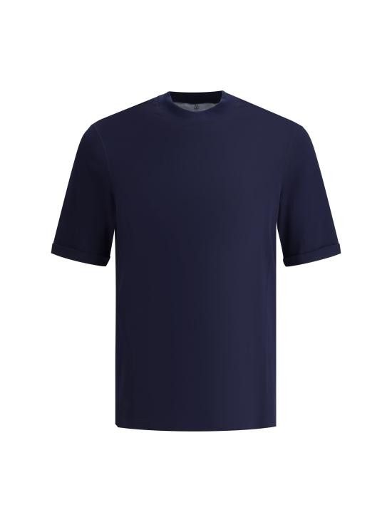 Brunello Cucinelli BRUNELLO CUCINELLI Men T-Shirts M0B131396 C6134 BLUE Size US XS / EU 42 / 0 - 1 Thumbnail