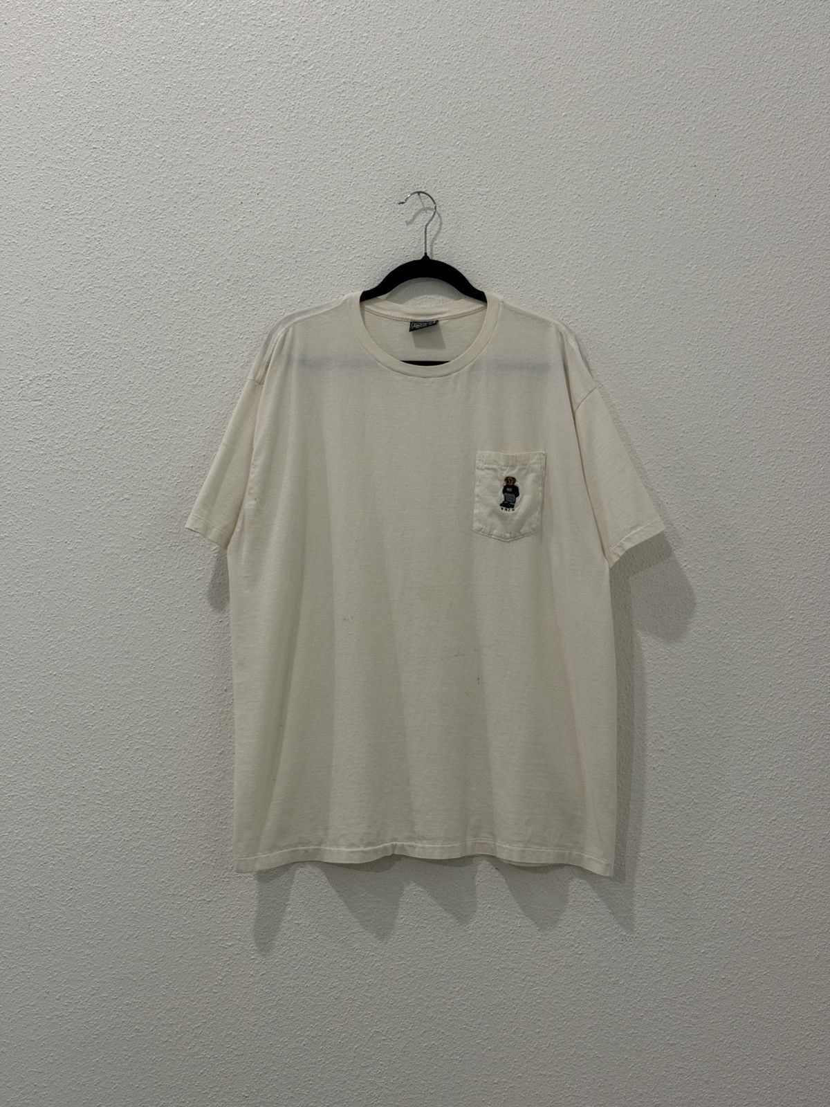 Polo Ralph Lauren Vintage 90s Polo Ralph Lauren Polo Bear Pocket Tee XL USA Size US XL / EU 56 / 4 - 1 Thumbnail