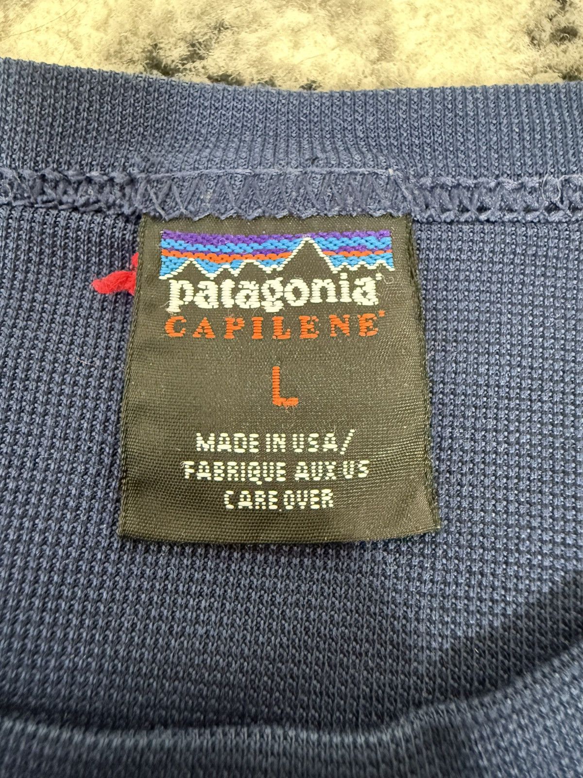 Patagonia Vintage Made in USA Patagonia Thermal Long Sleeve T-Shirt Size US L / EU 52-54 / 3 - 4 Thumbnail