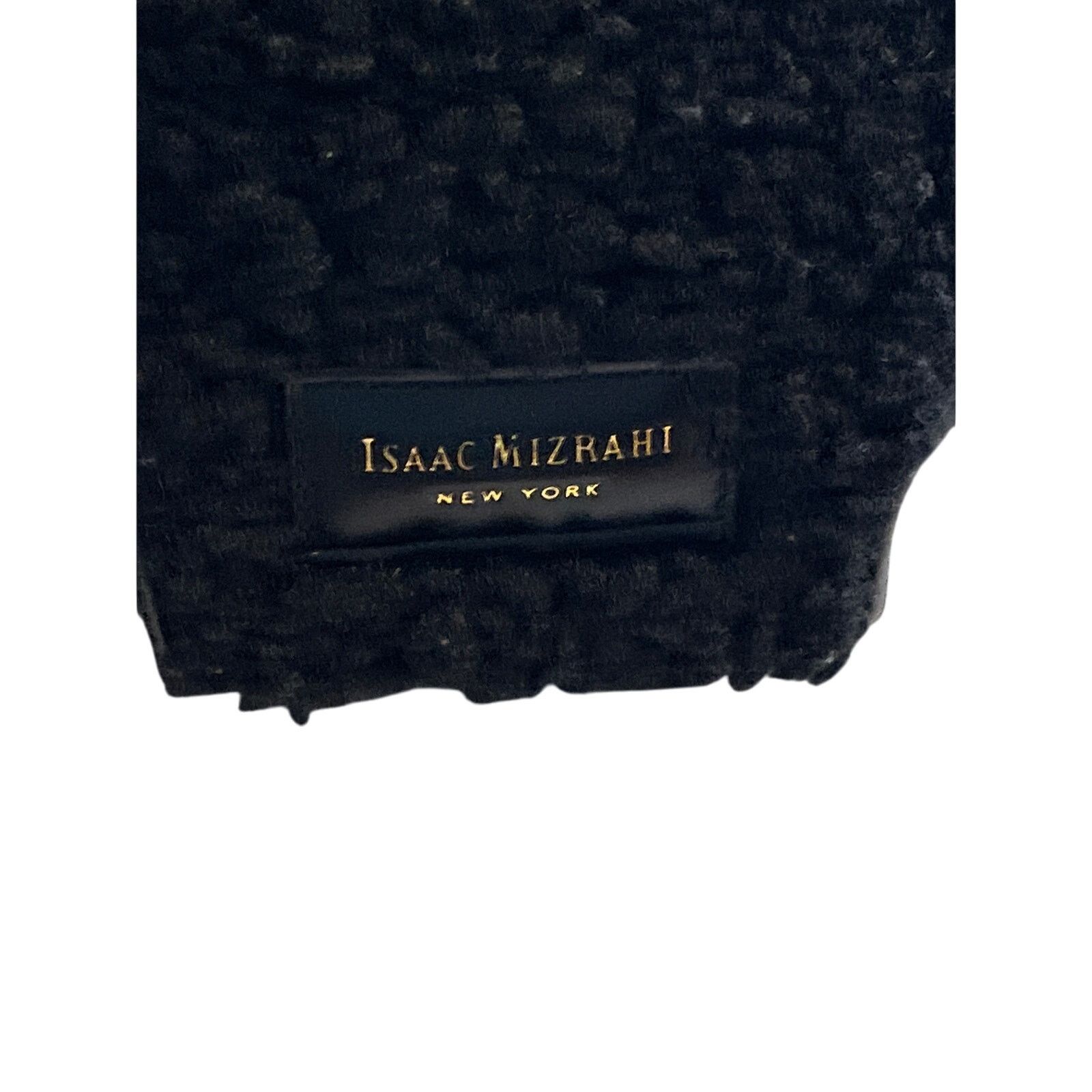 Isaac Mizrahi Isaac Mizrahi Black Faux fur Leather Hobo Bucket Bag Size ONE SIZE - 4 Thumbnail