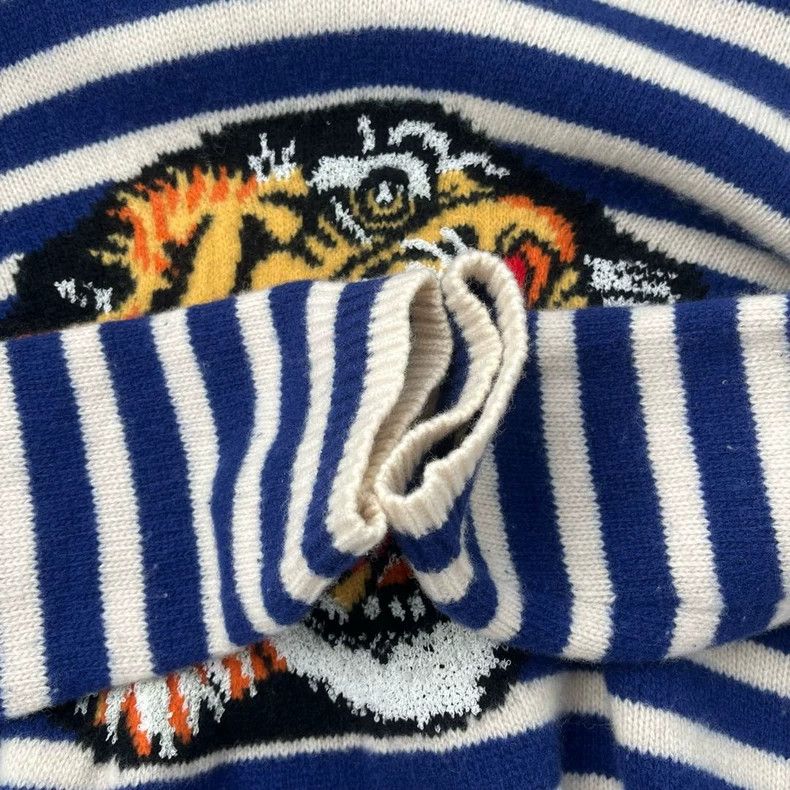 Gucci Gucci Tiger-headed striped knitwear 2503-Nextarrow Size US S / EU 44-46 / 1 - 4 Thumbnail