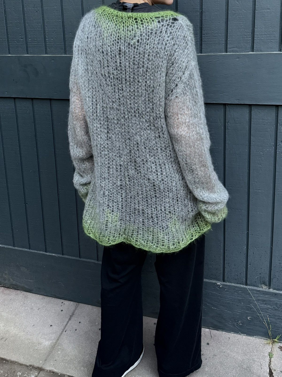 Ann Demeulemeester Ann Demeulemeester Gradient Mohair Sweater Size US M / EU 48-50 / 2 - 3 Thumbnail