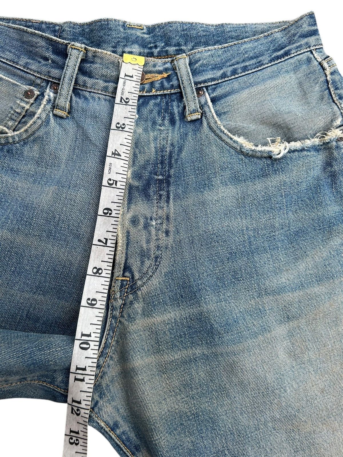 Kapital Vintage Edwin 505 Selvedge Baggy Distressed Dirty Denim Jean Size US 28 / EU 44 - 18 Thumbnail