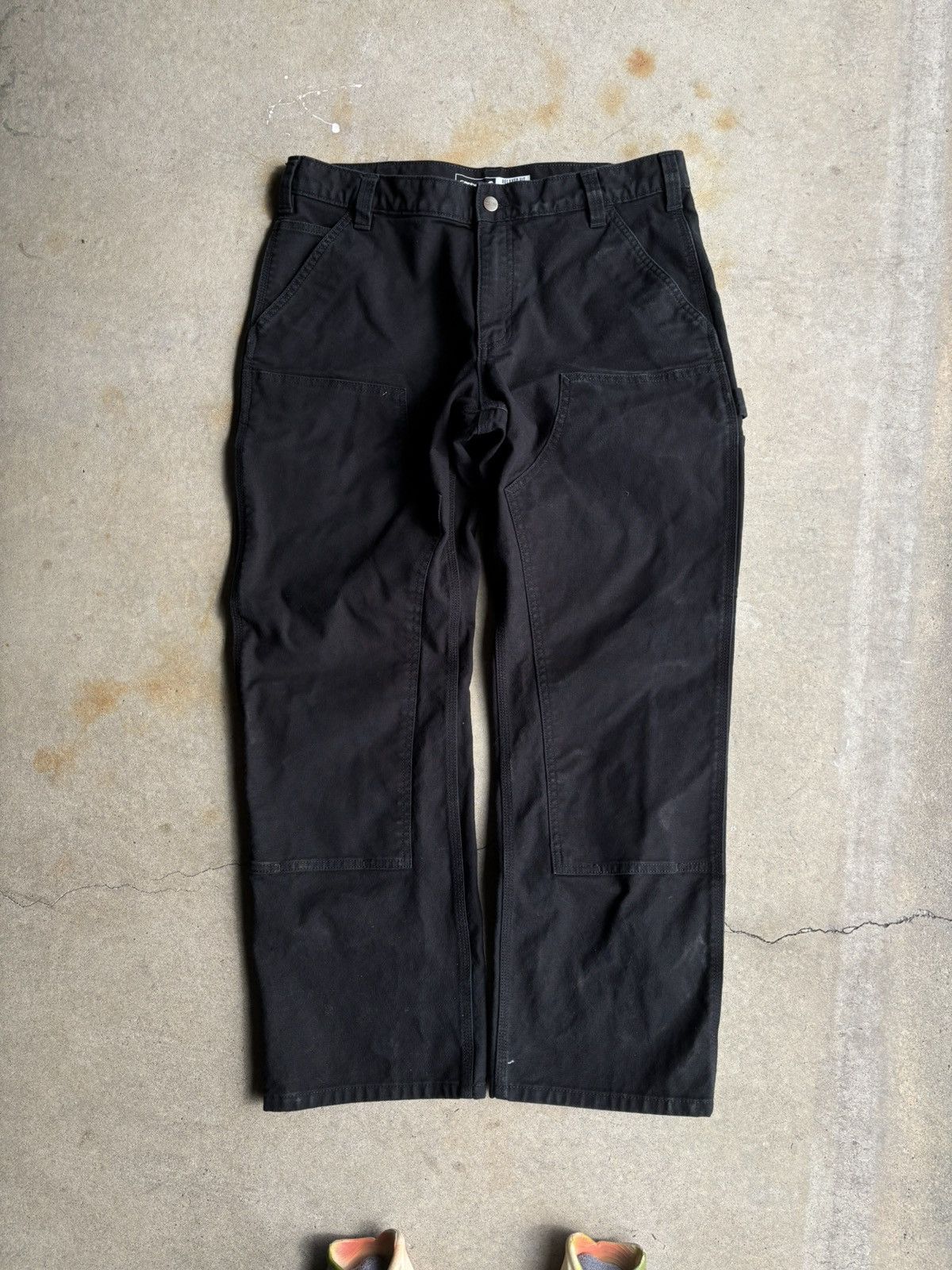 Other Crazy Carhartt Wide Leg Baggy Double Knee Carpenter Pants Size US 36 / EU 52 - 1 Thumbnail