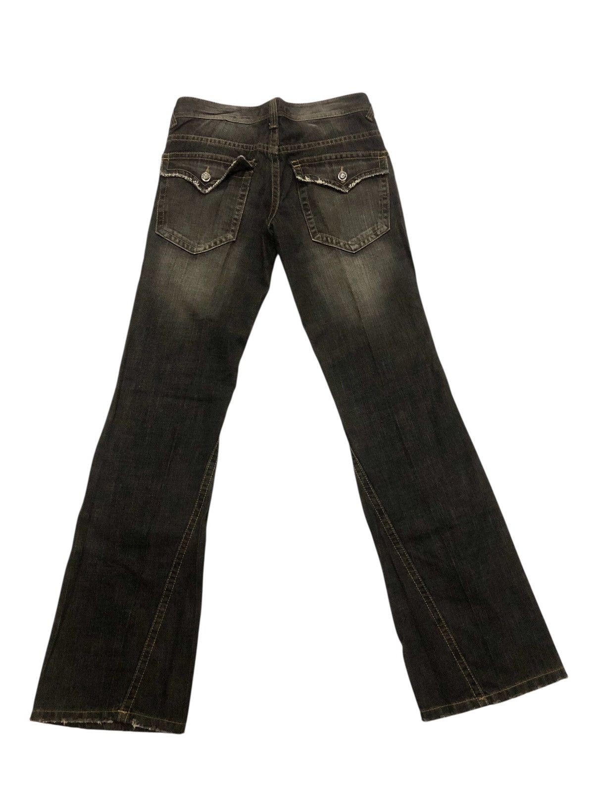 If Six Was Nine × Japanese Brand Japanese Brand - Bootcut Jeans Gennaro Distressed Size US 30 / EU 46 - 2 Thumbnail