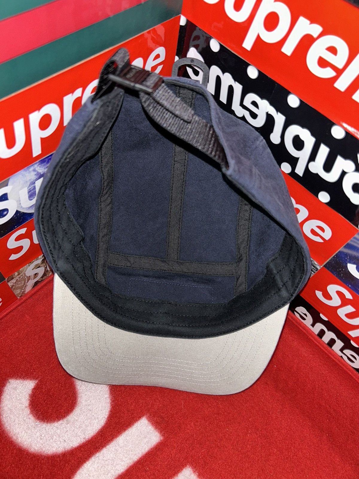 Supreme Supreme Ventile 2-Tone Camp Cap Navy SS25 NEW Size ONE SIZE - 7 Thumbnail