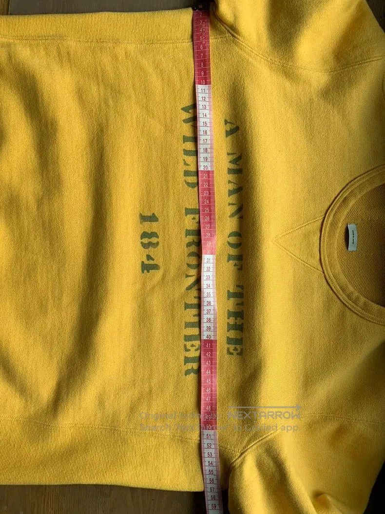 Visvim VISVIM Limited Edition Yellow Sweatshirt- DMC. Size US M / EU 48-50 / 2 - 7 Thumbnail