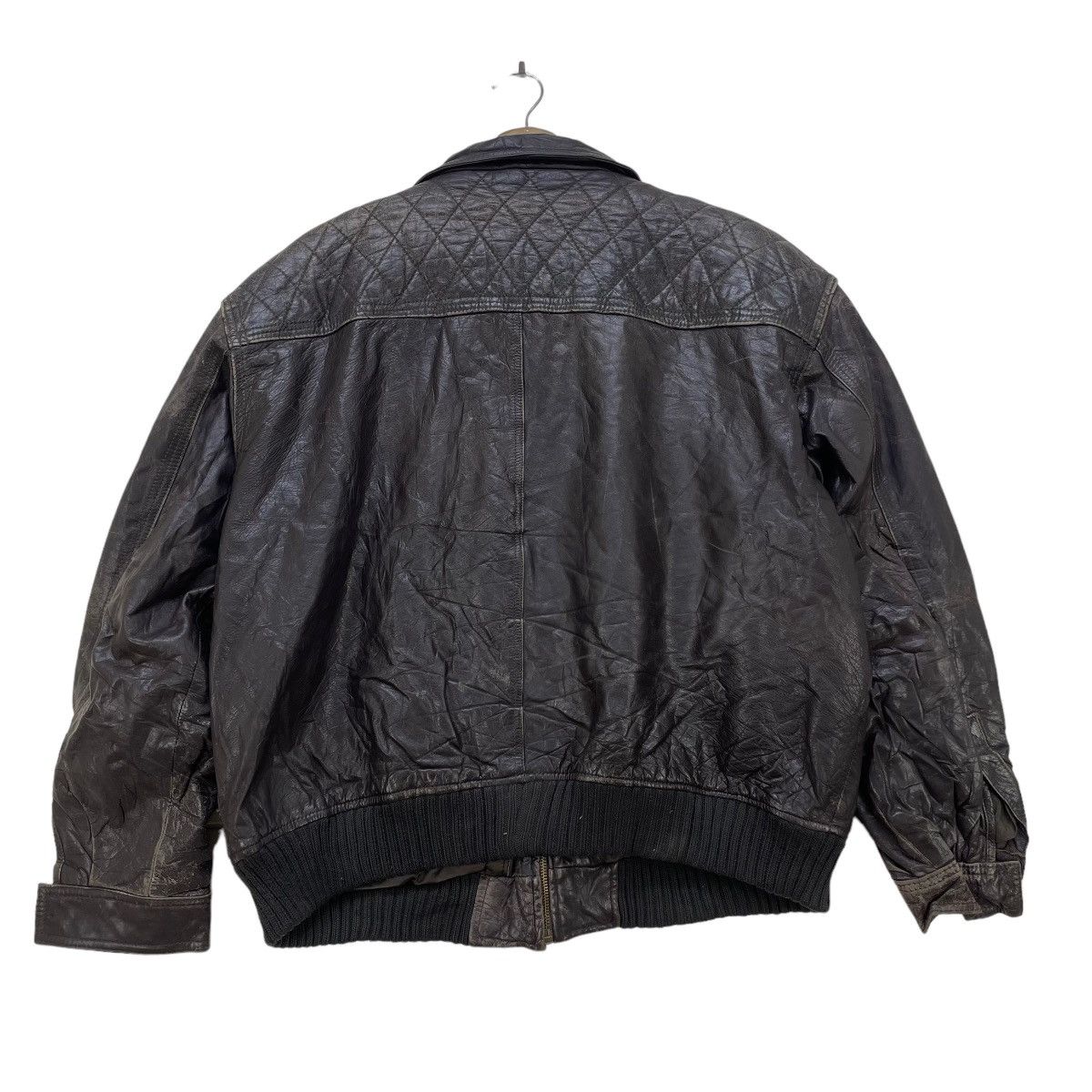 Sears 🗣️Vintage 90s Sears Leather Jacket Size US M / EU 48-50 / 2 - 2 Thumbnail