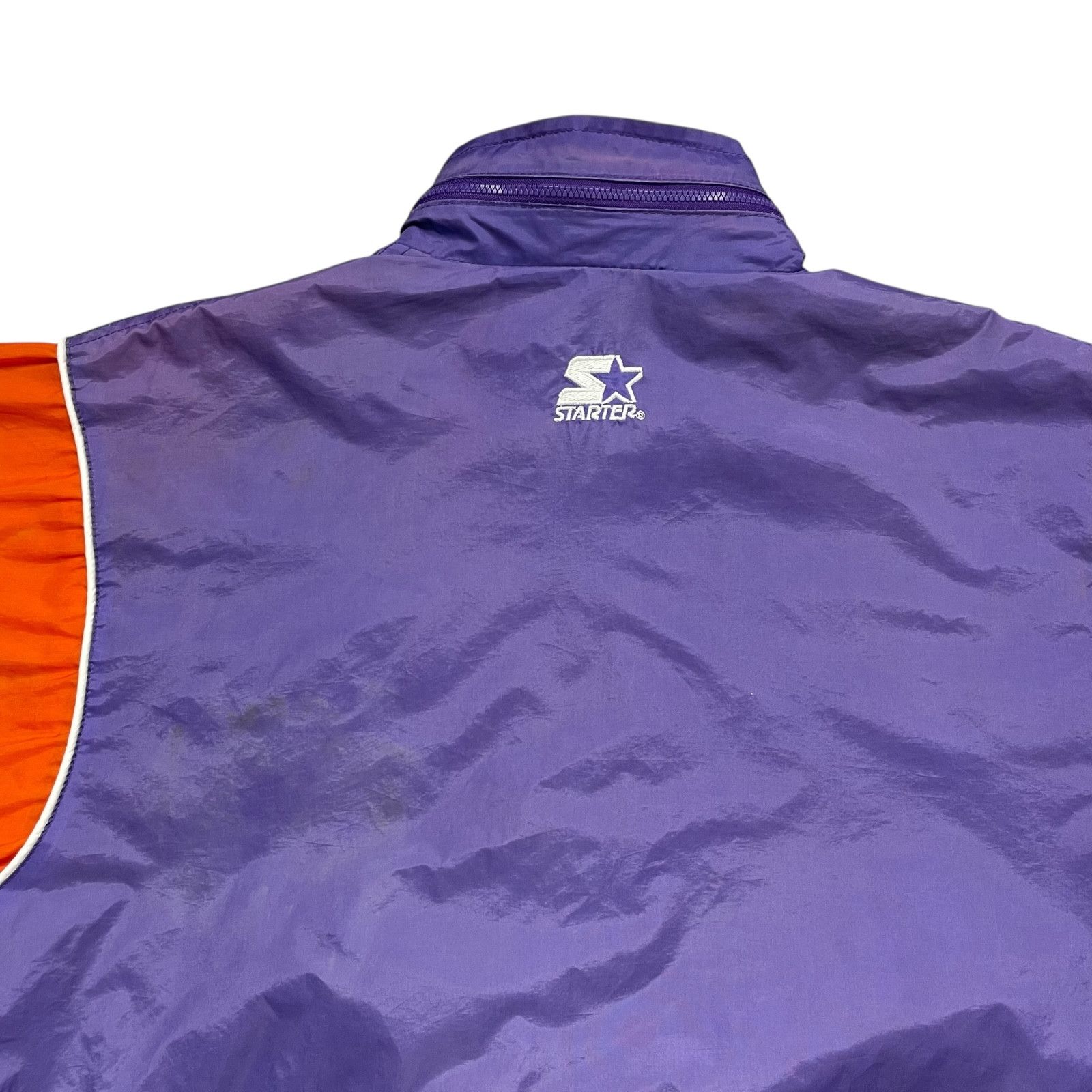NCAA VTG 90s CLEMSON TIGERS STARTER WINDBREAKER JACKET YOUTH Size XL / US 12-14 / IT 48-50 - 10 Thumbnail