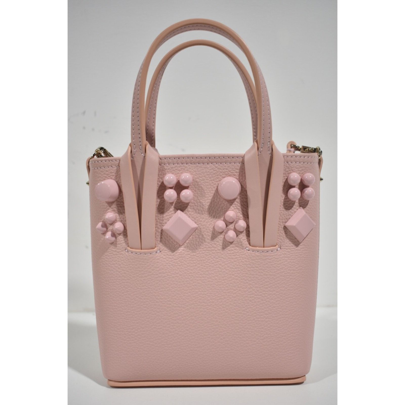 Christian Louboutin Christian Louboutin Stud Calf Leather Tote Crossbody Bag Size ONE SIZE - 2 Thumbnail