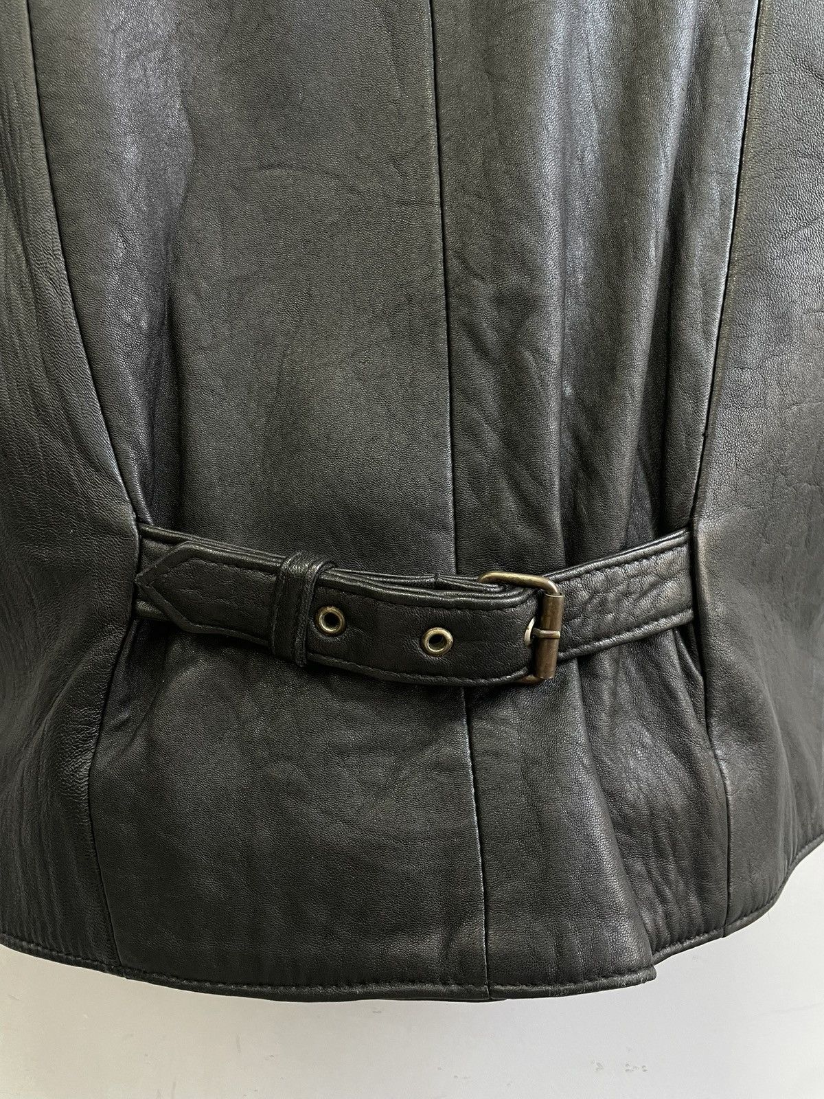 Harley Davidson Harley davidson style leather vest punk gothic y2k Size US L / EU 52-54 / 3 - 13 Thumbnail